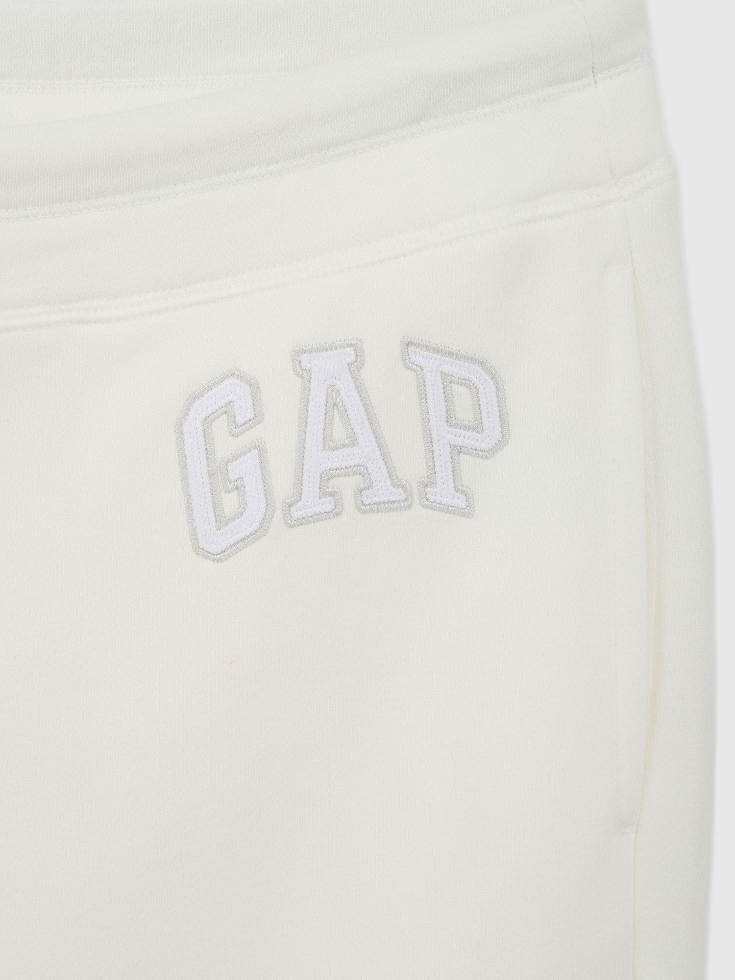 Pantaloni sport pentru femei GAP - alb