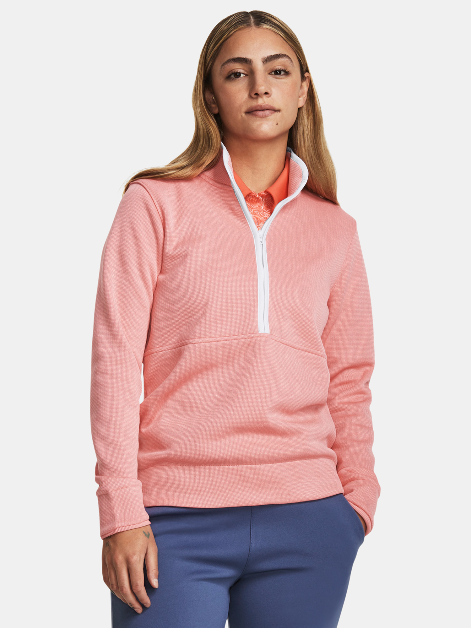 Under Armour Mikina UA Storm Sweaterfleece HZ-PNK - Dámské