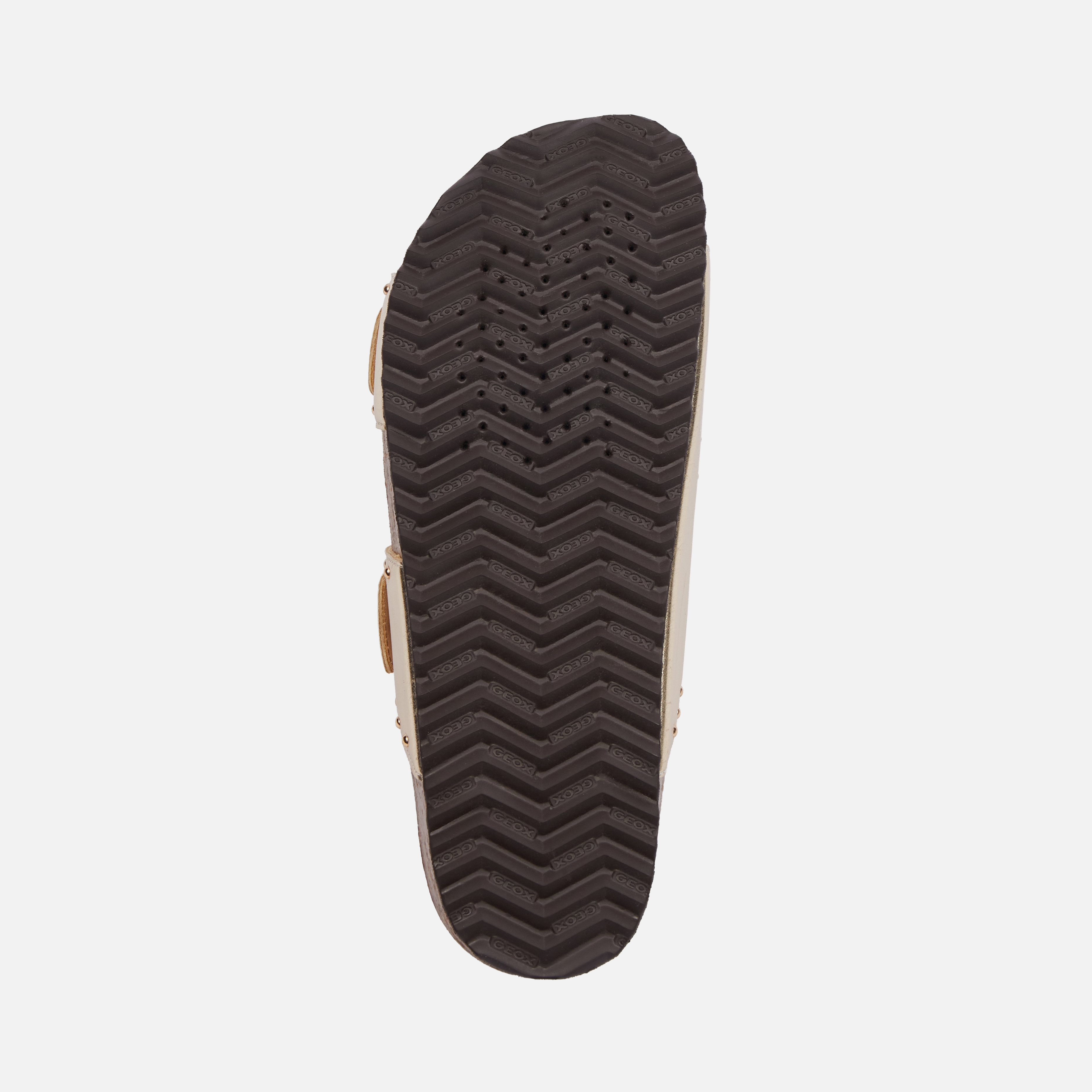 Gold women&#039;s slippers Geox Brionia R - Women&#039;s