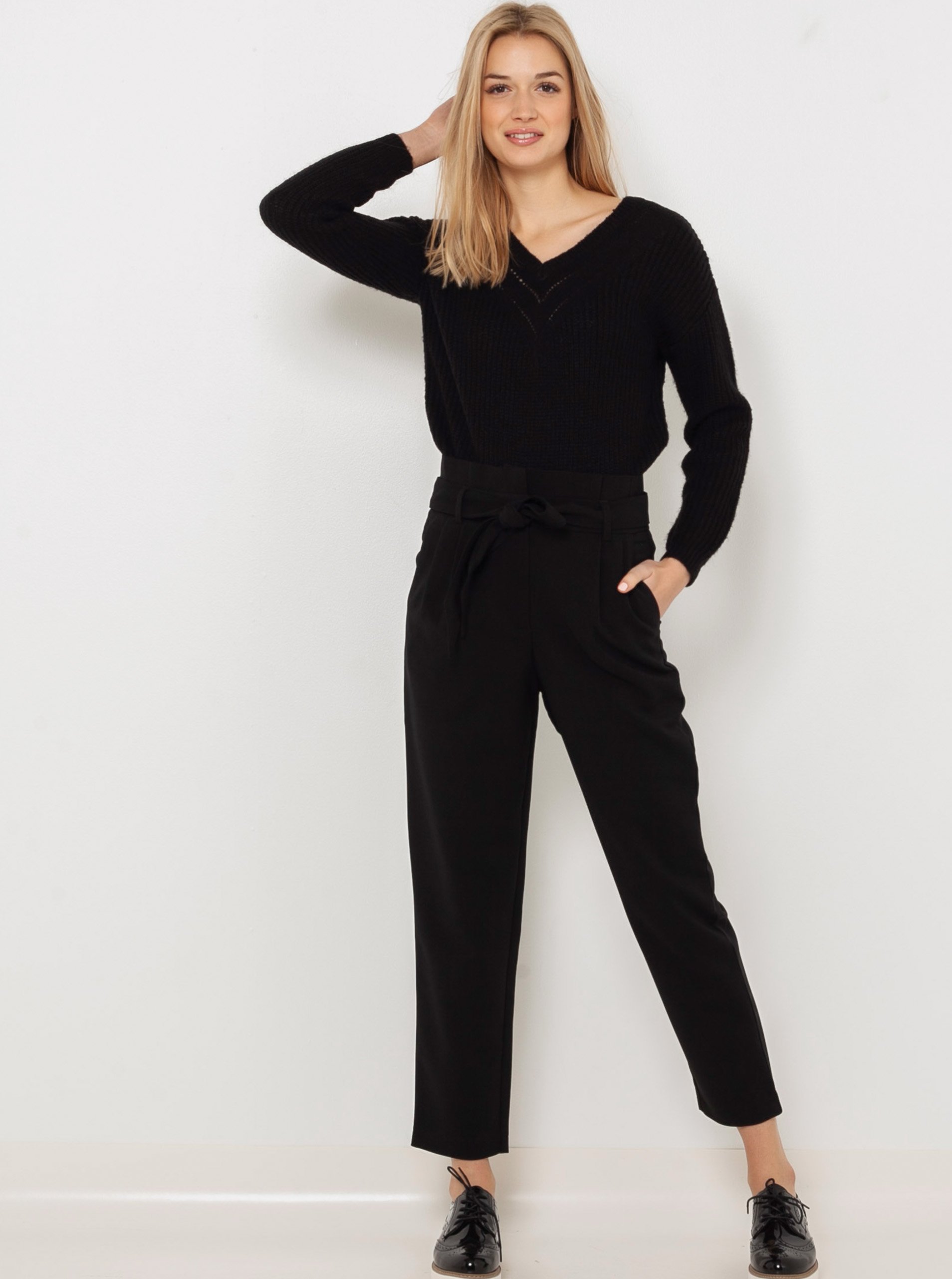 Pulover negru CAMAIEU - Femei