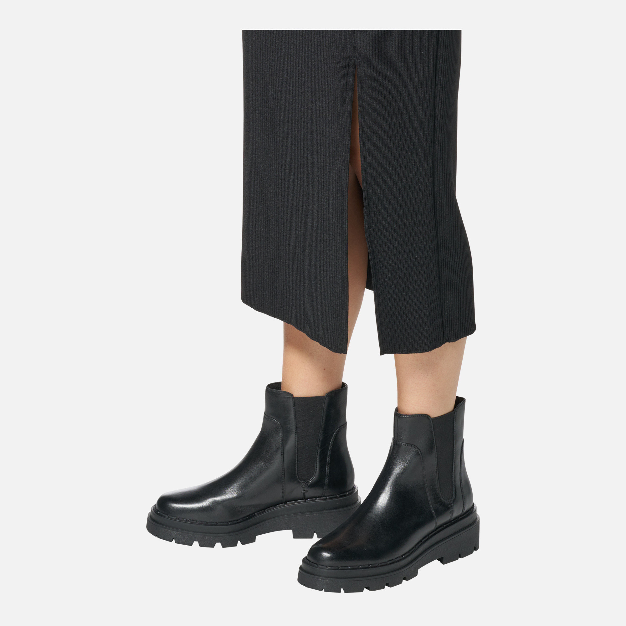 Black women's ankle boots Geox Felleny - Women's