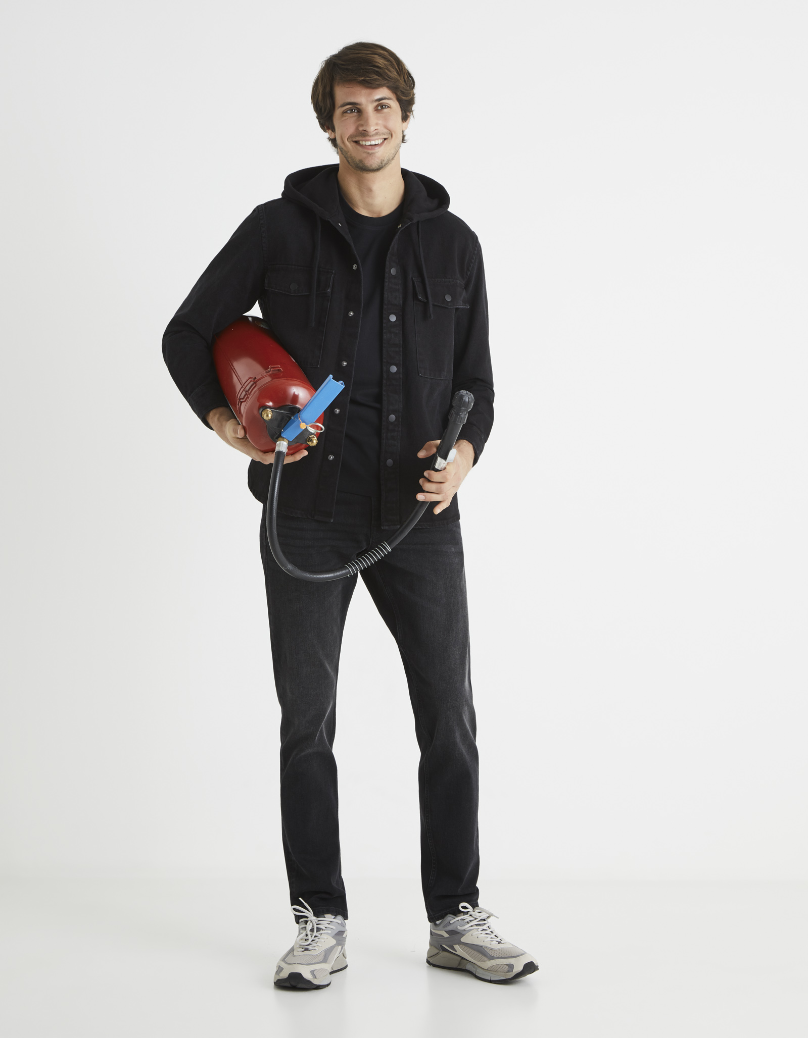 Denim pentru barbati Celio - negru
