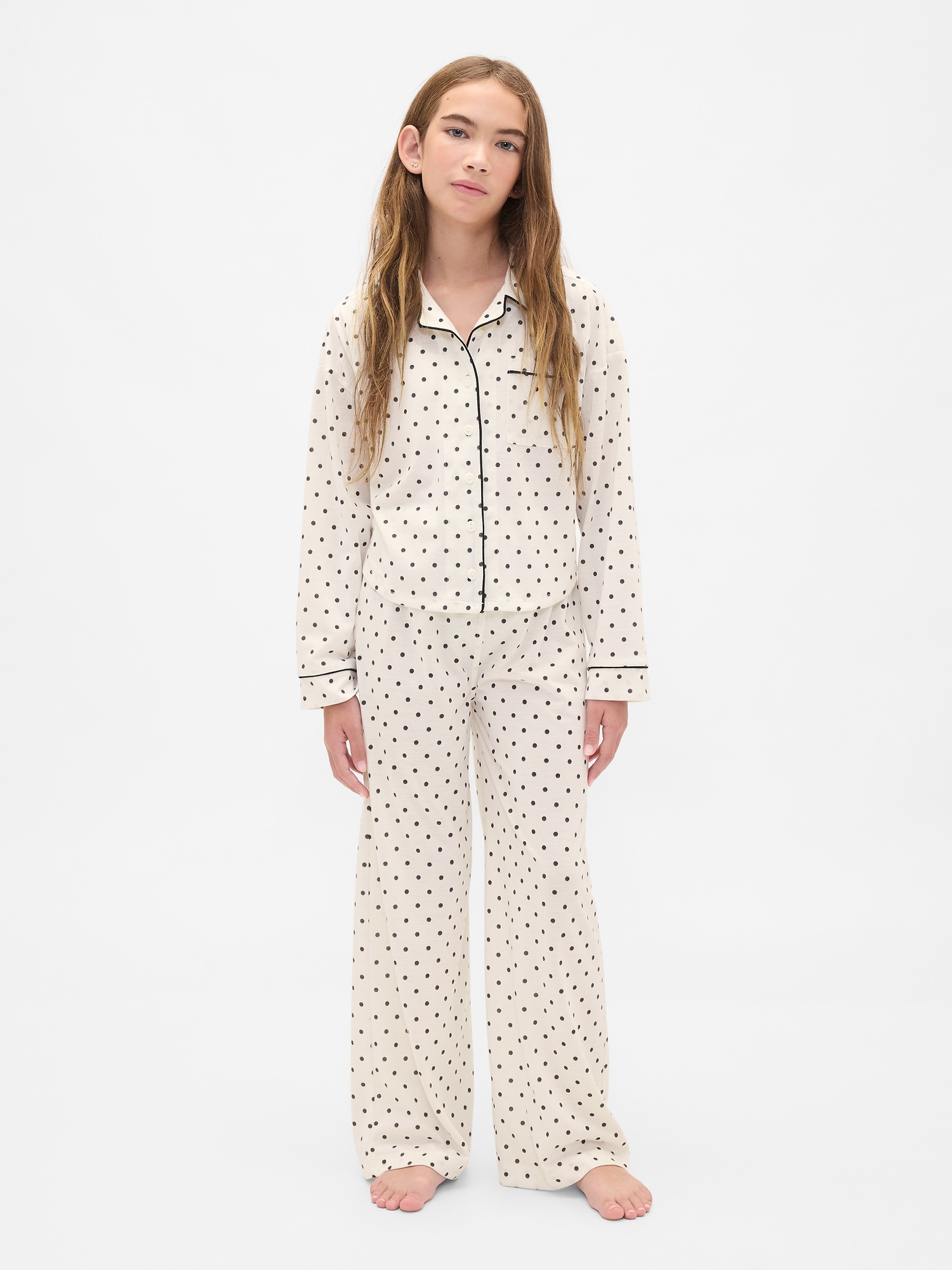 Dětské pyžamo s tečkami