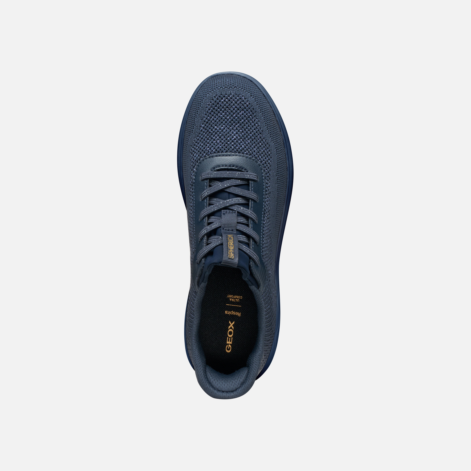 Dark blue women's sneakers Geox Spherica Plus Fast in - Women's