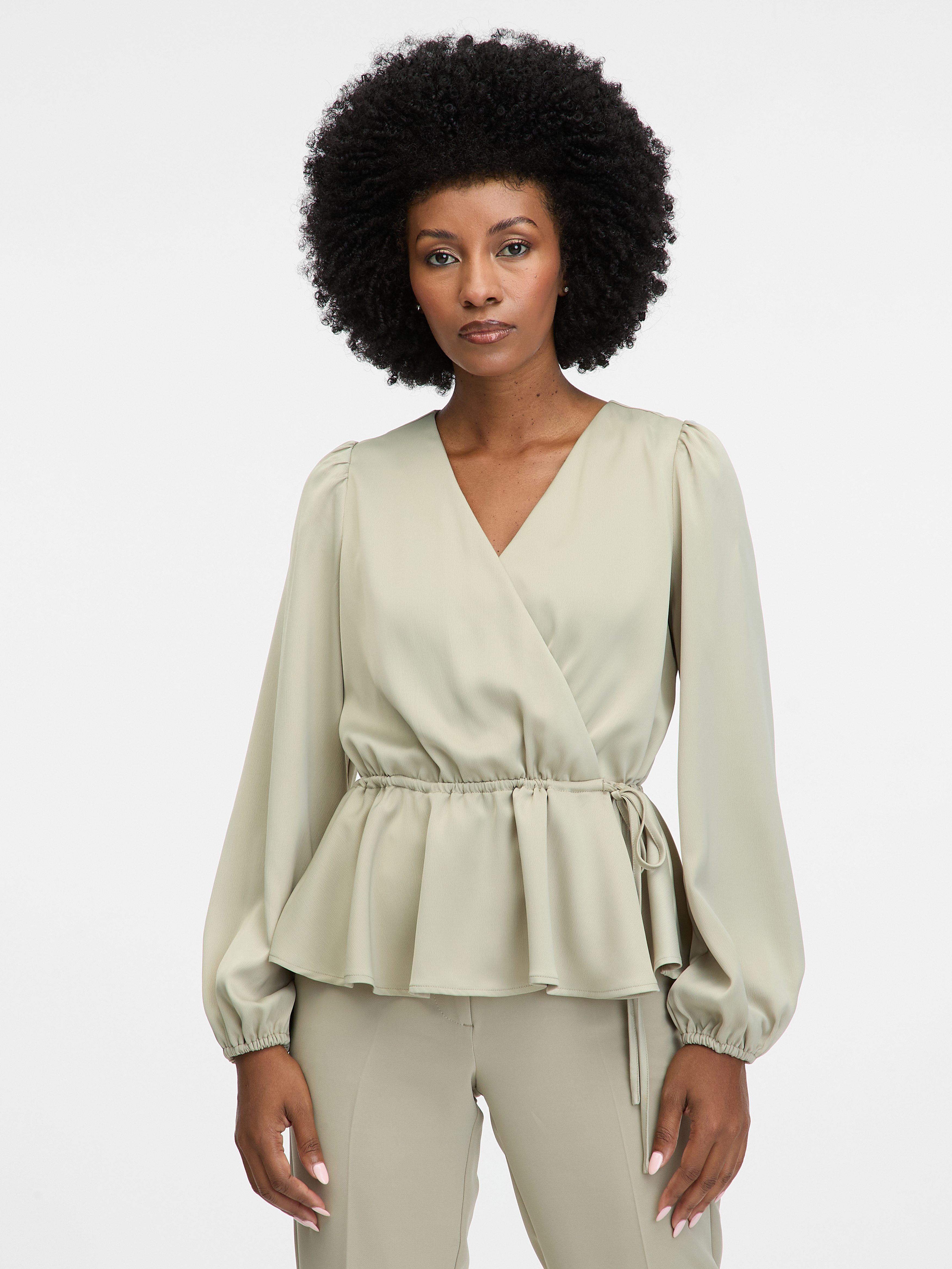 Khaki women&#039;s blouse ORSAY - Women&#039;s