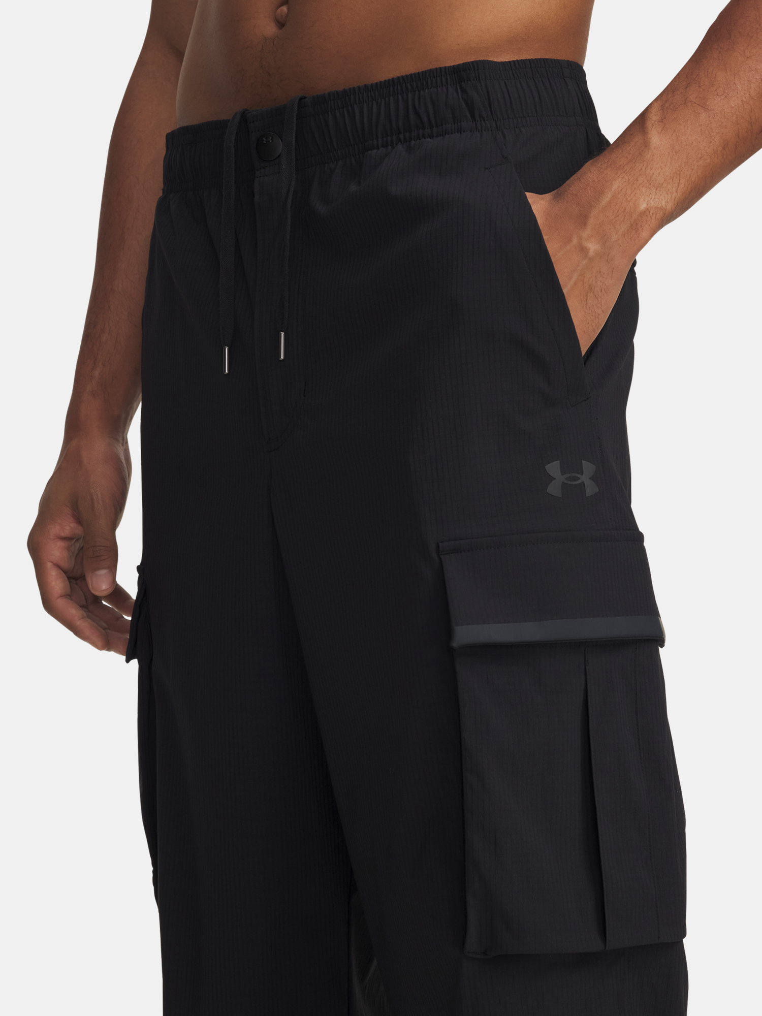 Men's Sports Pants Under Armour UA UNSTPBLE TXTR WOVEN CARGO-BLK - Men's