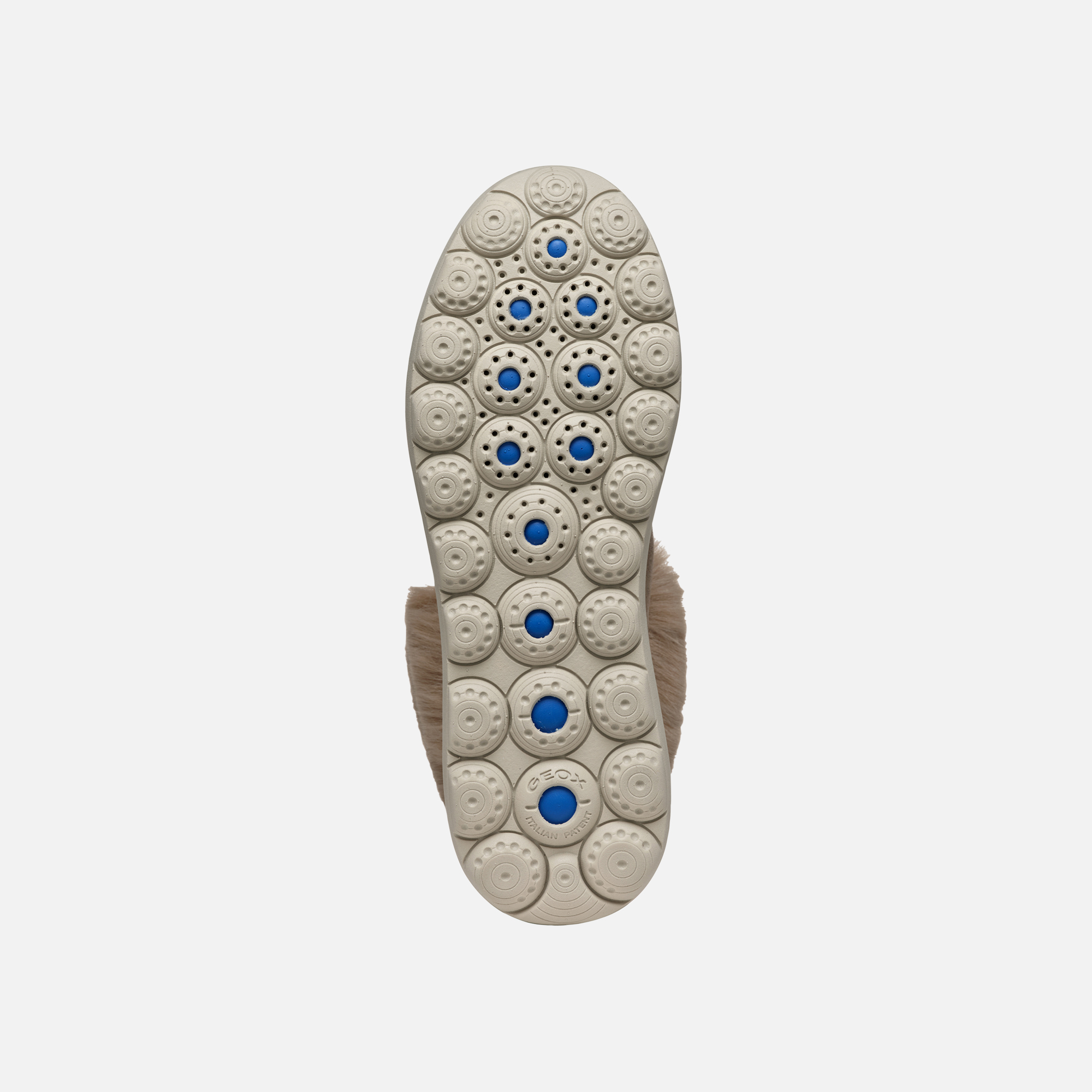 Beige women's sneakers Geox Spherica Ec4.1 - Women's