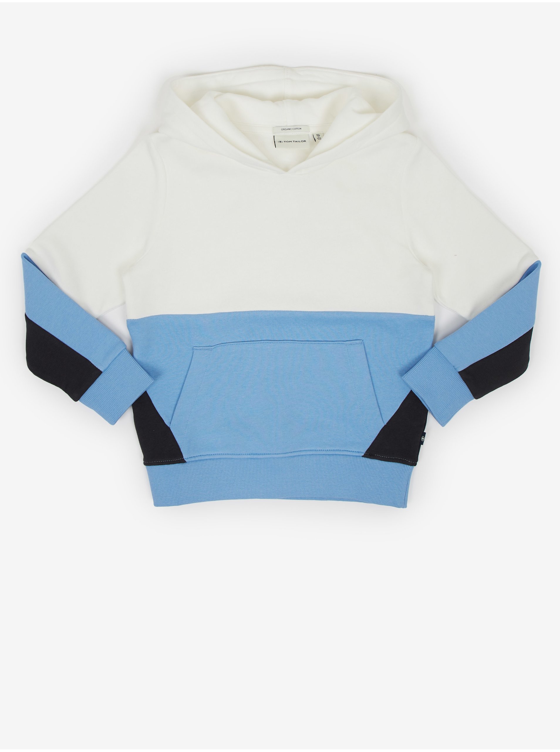 Blue-White Boys Hoodie Tom Tailor - Boys