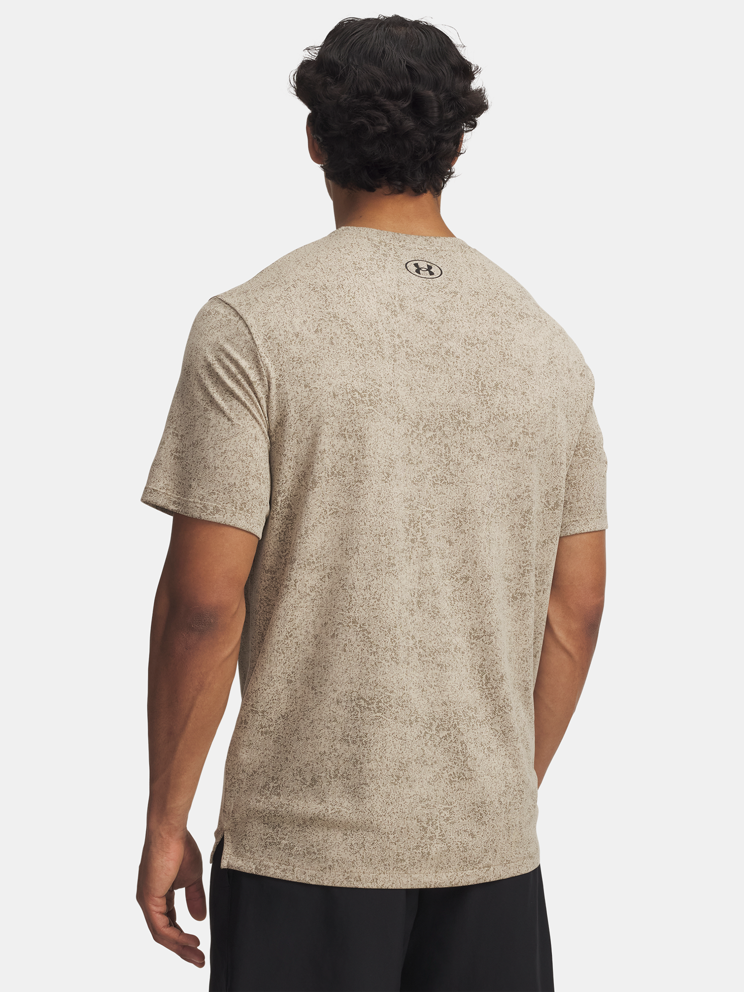 Men's Under Armour UA Tech Tee Pixelate-BRN T-Shirt - Men's