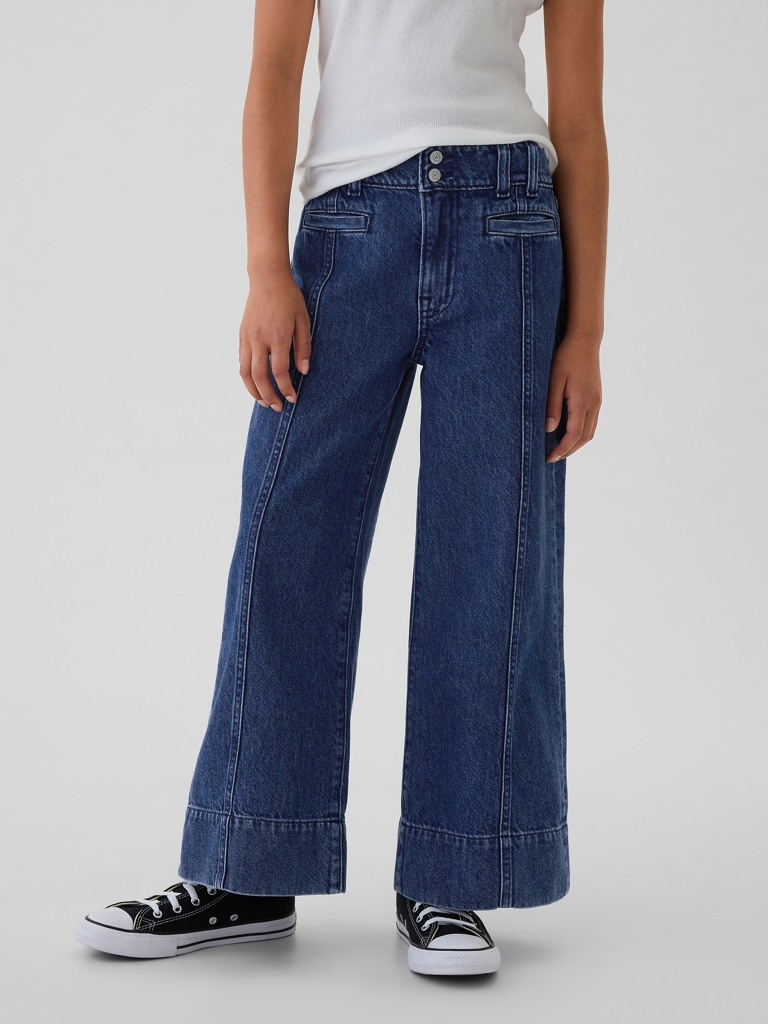 GAP Children&#039;s wide jeans High Rise Stride - Girls