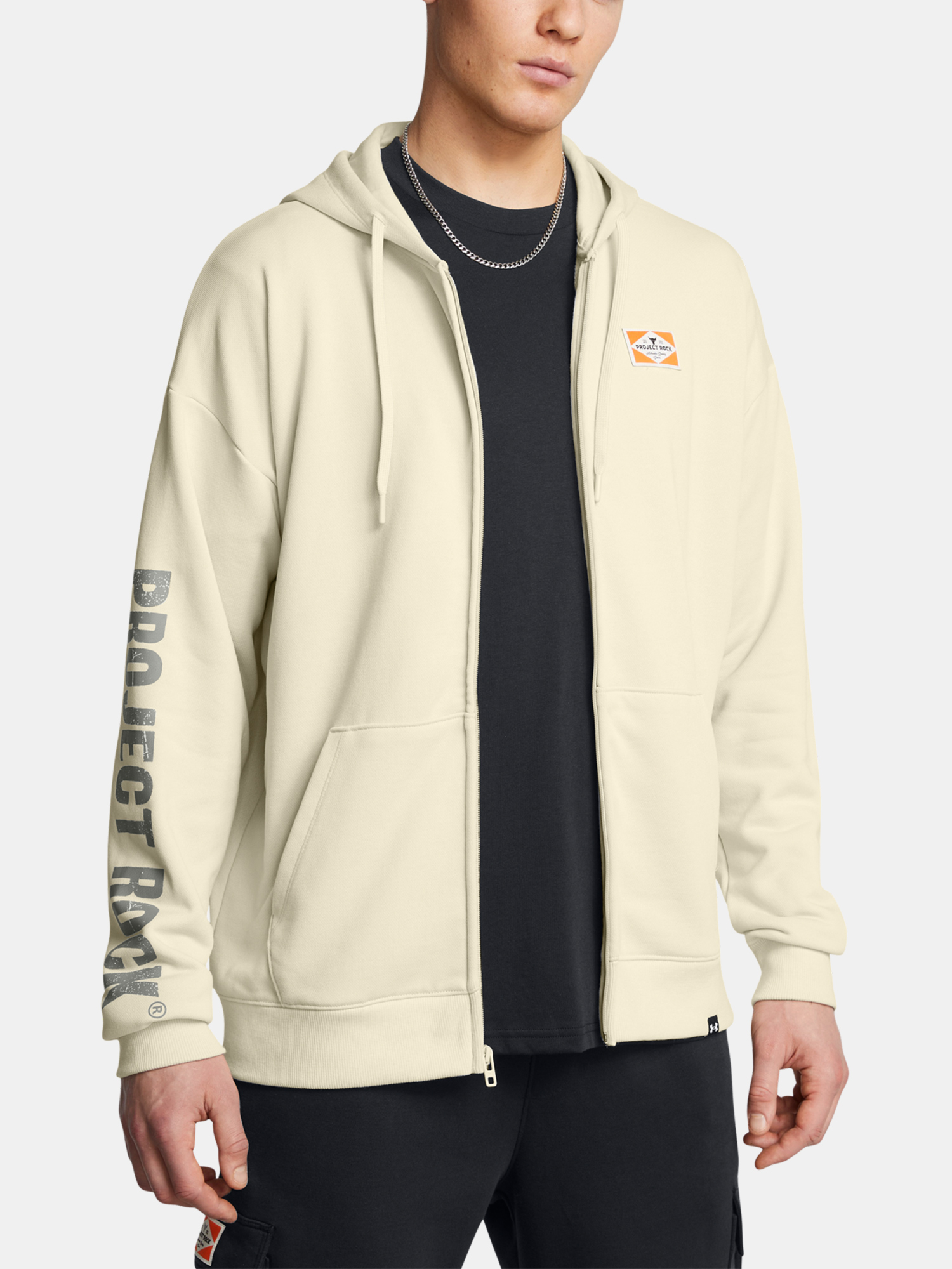 Under Armour Mikina Pjt Rck HWT FZ Tools-BRN - Pánské