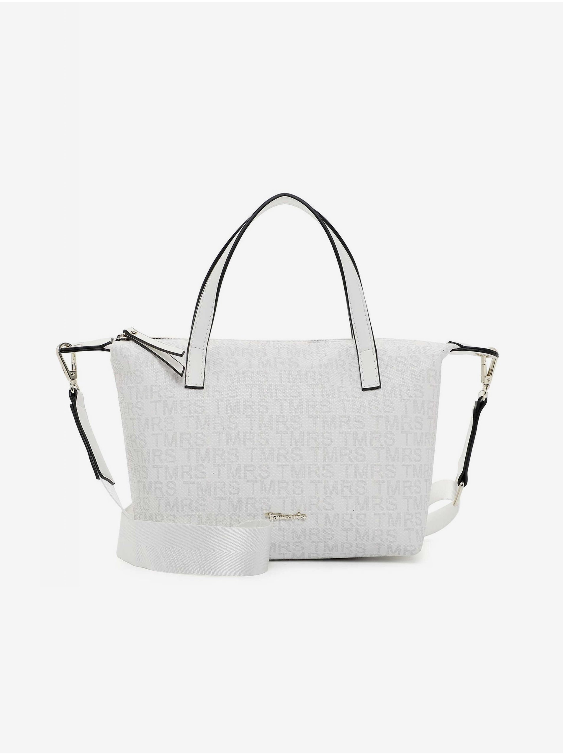 White patterned crossbody handbag Tamaris Grace - Women - šedá