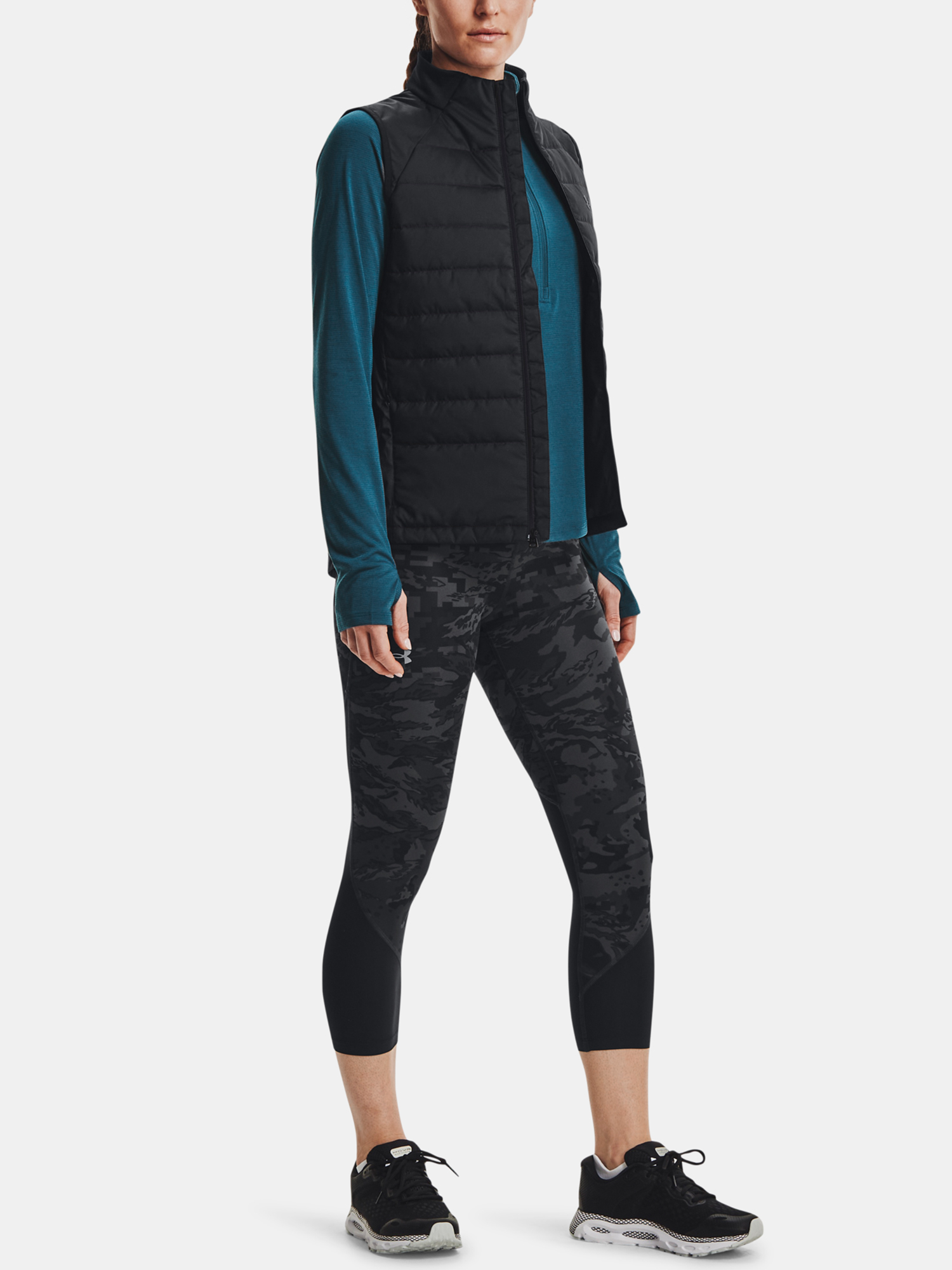 Under Armour UA Streaker Half Zip-BLU T-Shirt - Ladies