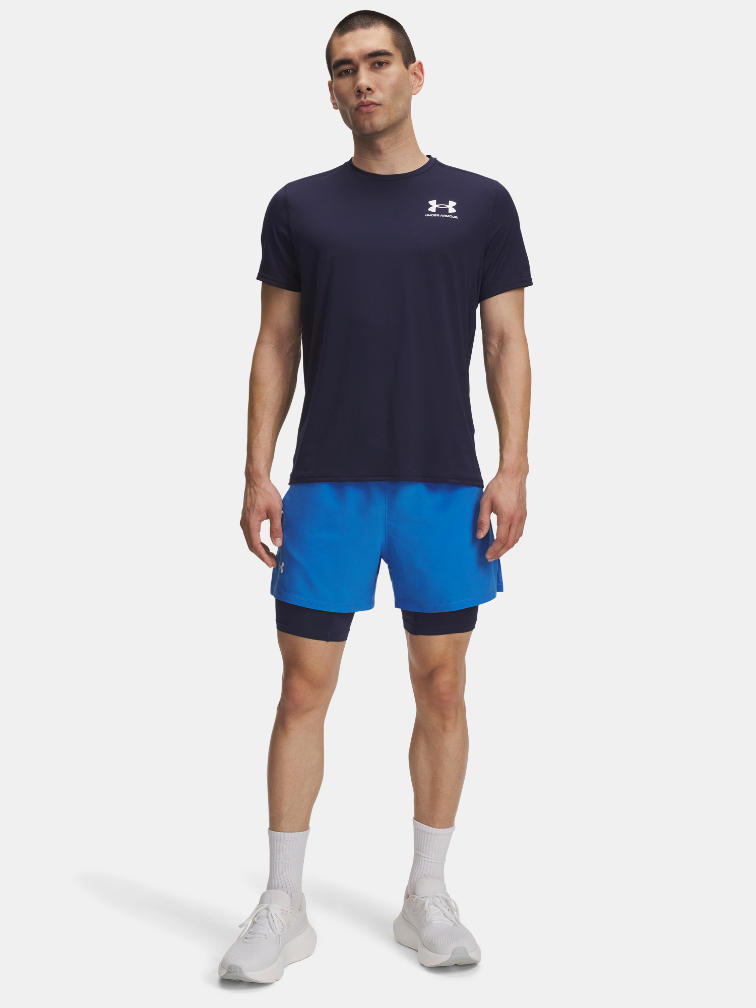 Men&#039;s shorts Under Armour UA LAUNCH 5&#039;&#039; 2-IN-1 SHORTS-BLU - Men&#039;s