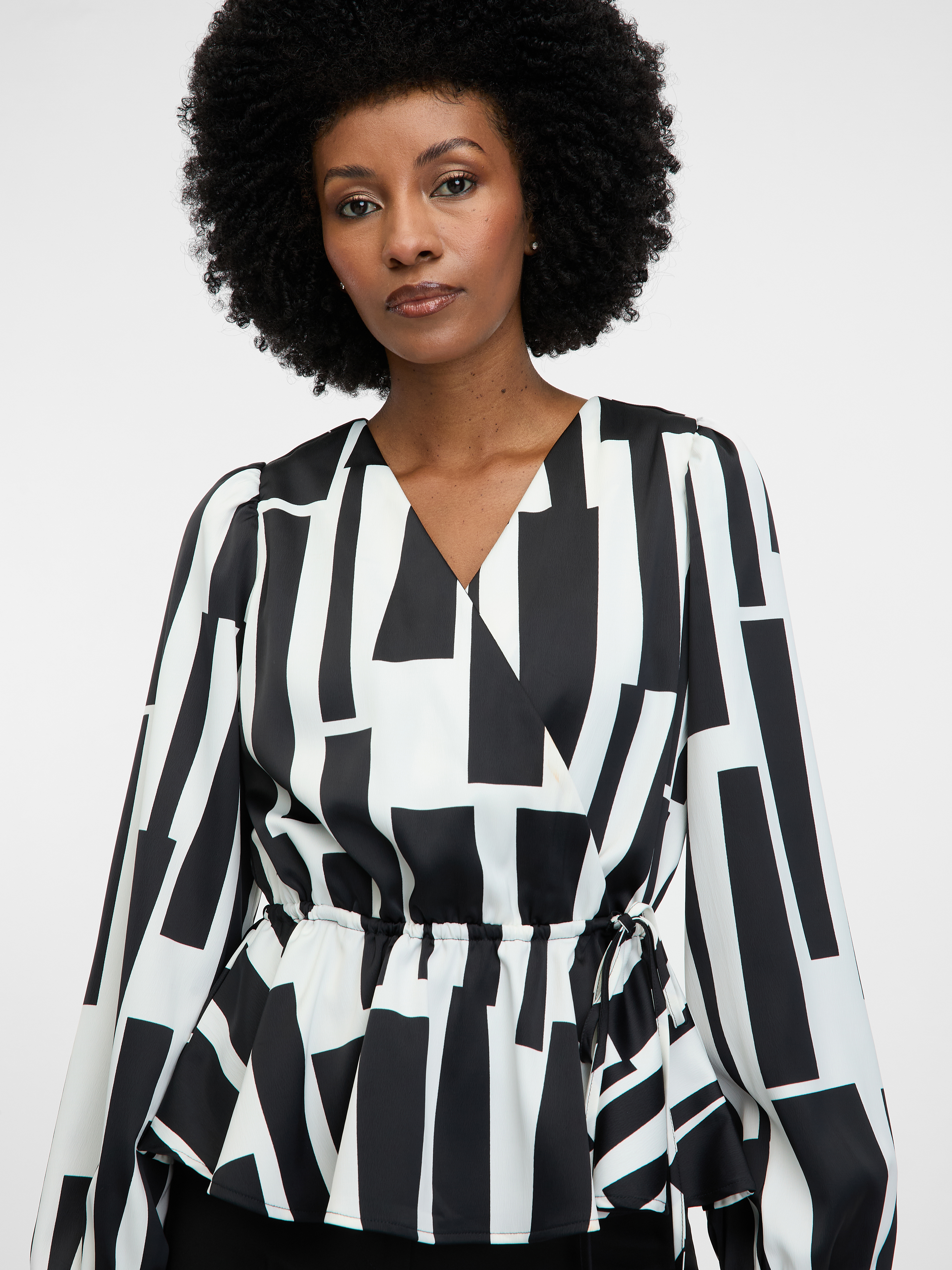 Black women's patterned blouse ORSAY - Women
