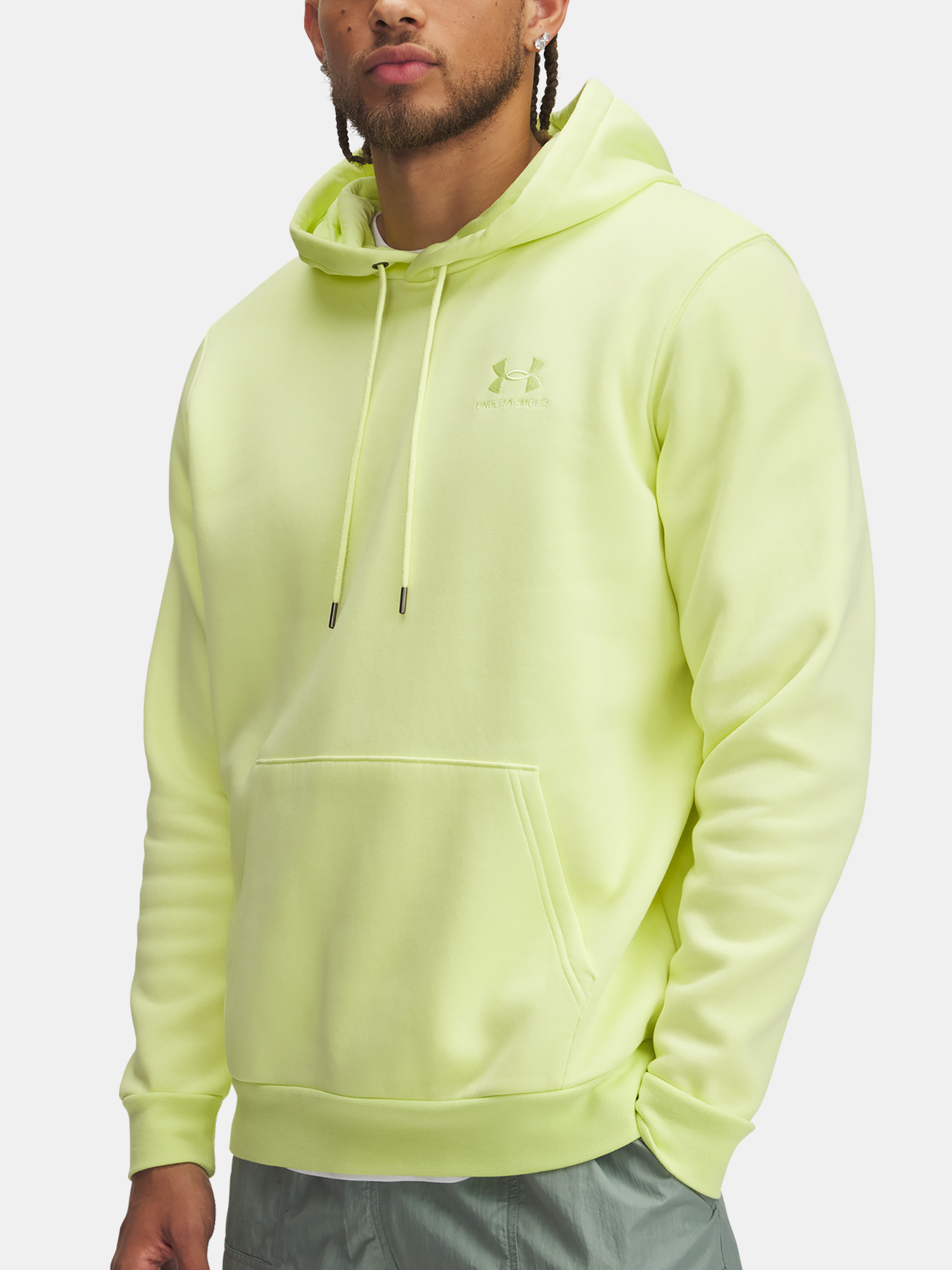 Mens Under Armour UA Icon Fleece Hoodie - Mens