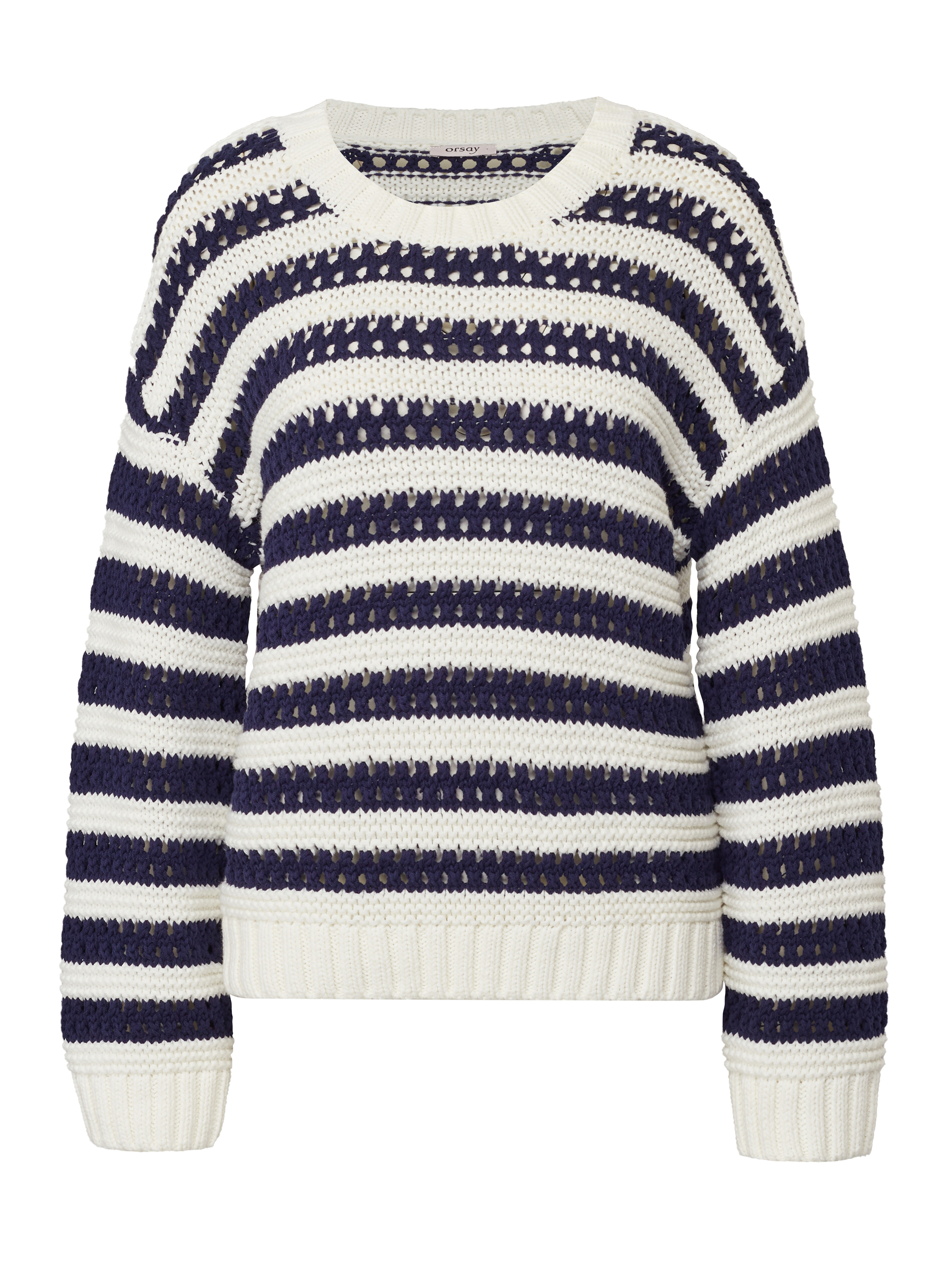 Dark blue women's striped sweater ORSAY - Women's