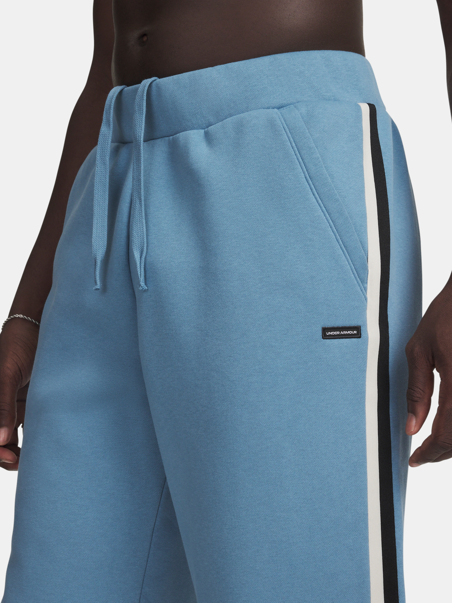 Men&#039;s Under Armour UA Icon Heavy Rib Jogger-BLU Sweatpants - Mens