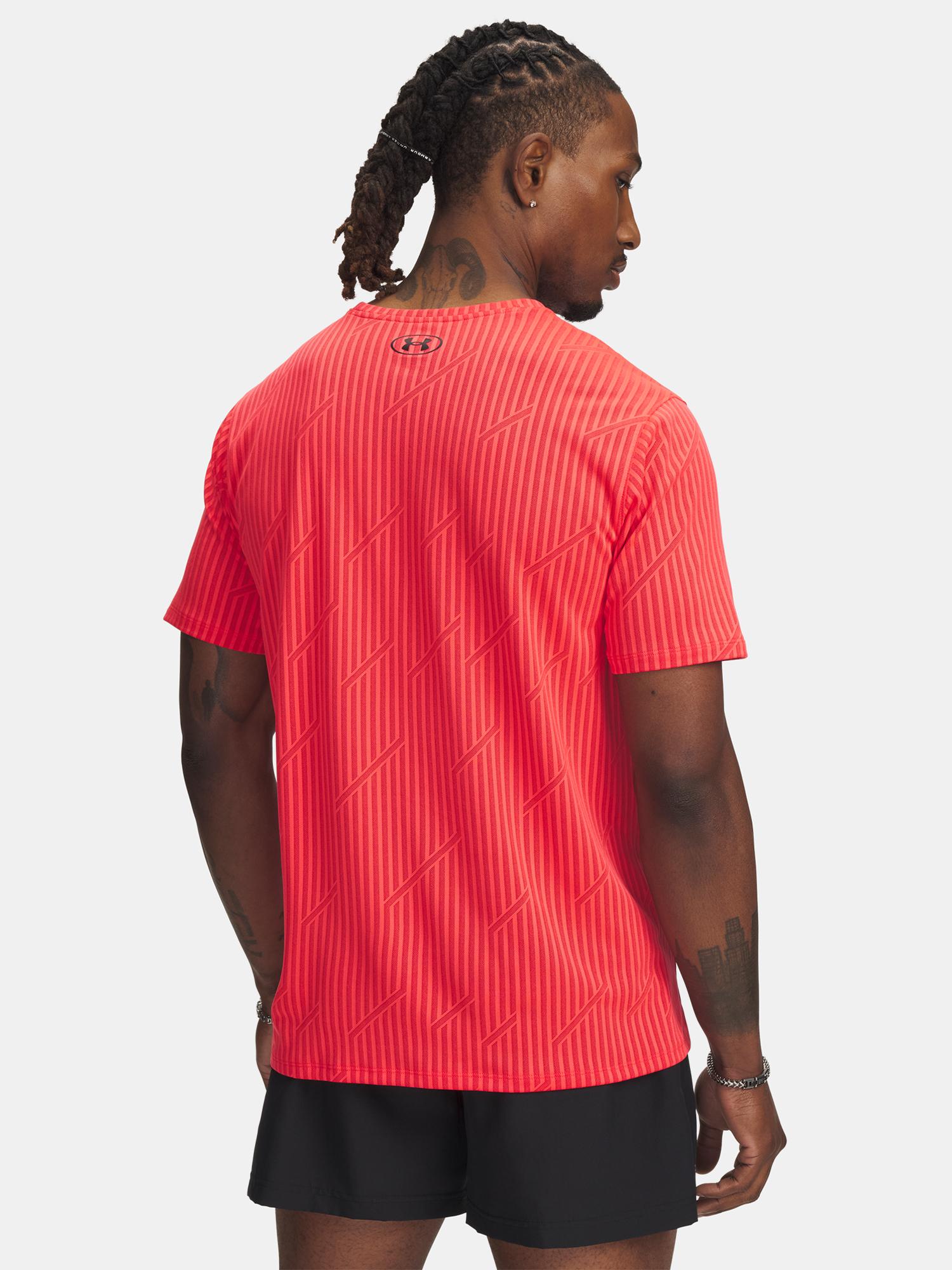 Men's T-shirt Under Armour UA Tech Vent Jacquard-RED - Men's