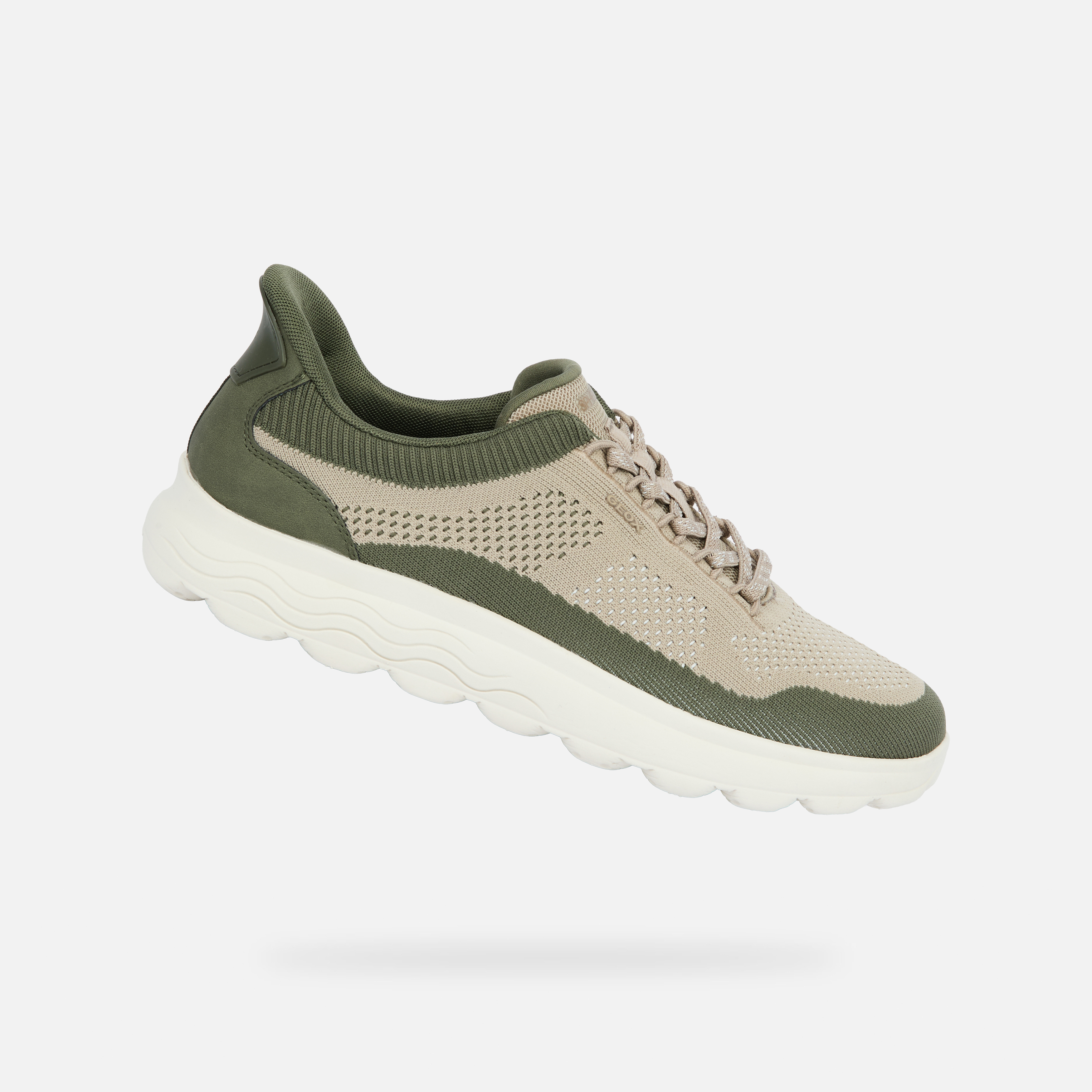 Бежови мъжки маратонки Geox Spherica Plus Fast