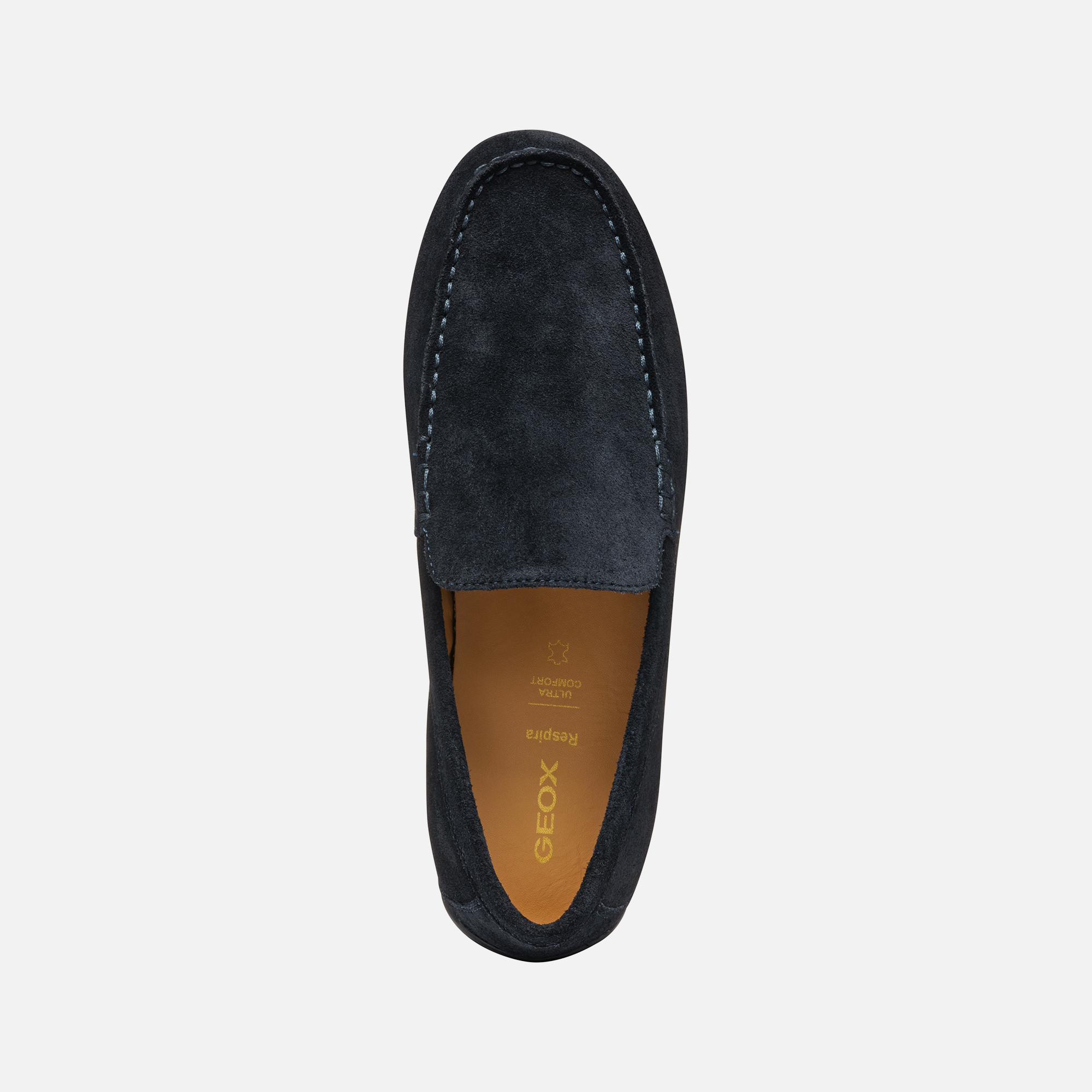 Dark blue men's moccasins Geox Spherica EC16 - Men's