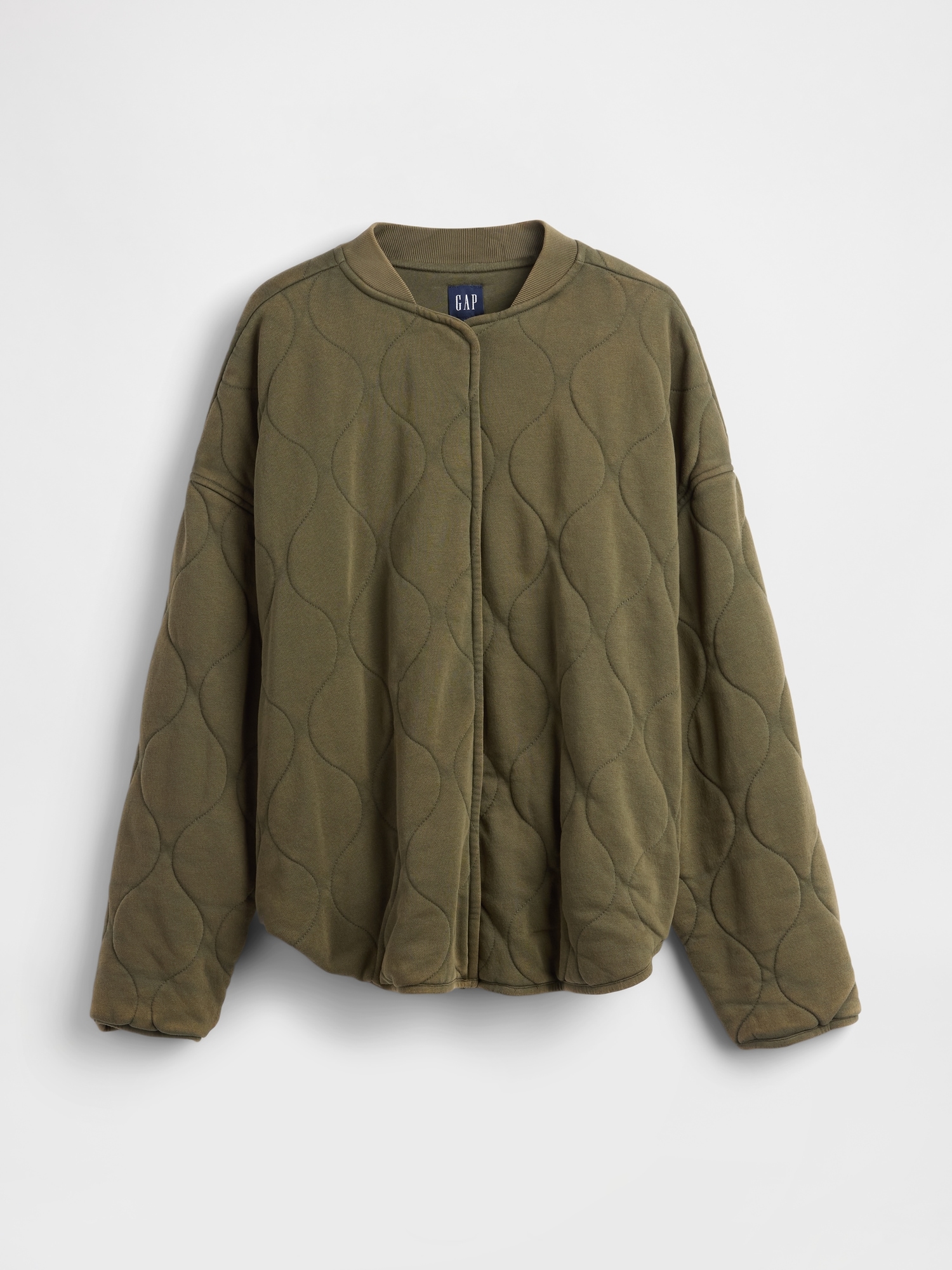 GAP Oversize Quilted Lightweight Jacket VintageSoft - Ladies