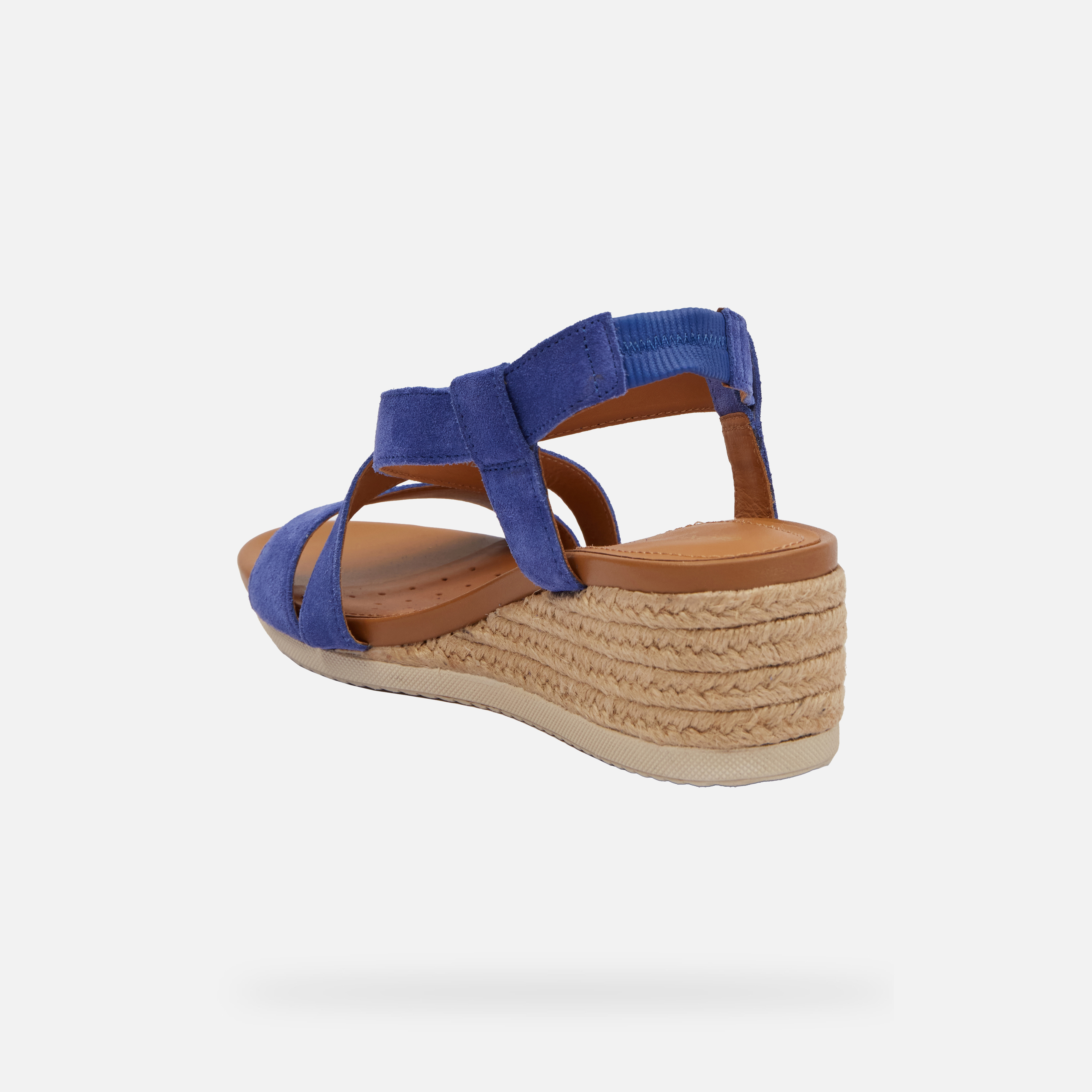 Blue women's sandals Geox Ischia Corda - Women's