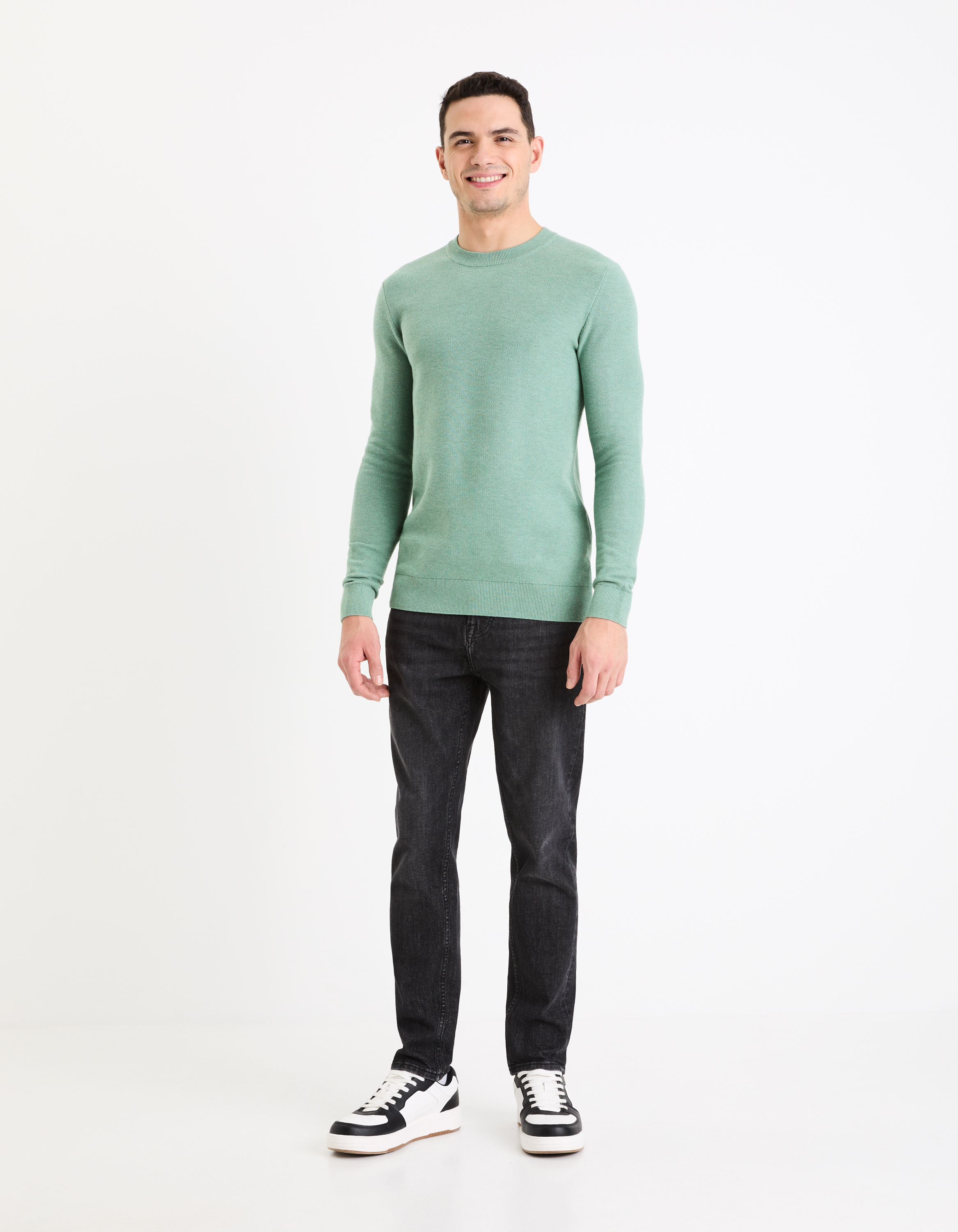 Pulovere si hanorace pentru barbati Celio - verde