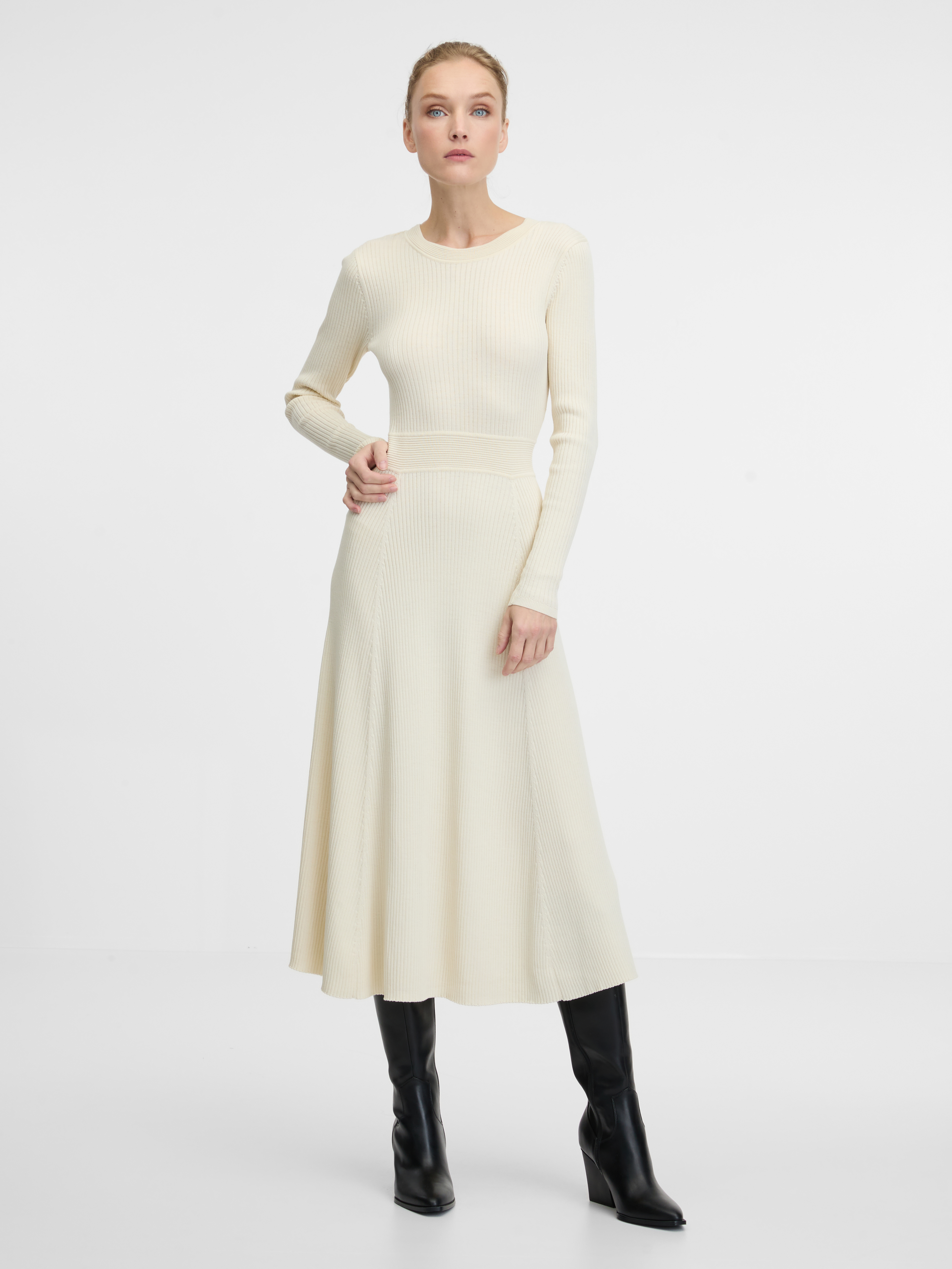 Cream womens midi dress ORSAY - Womens