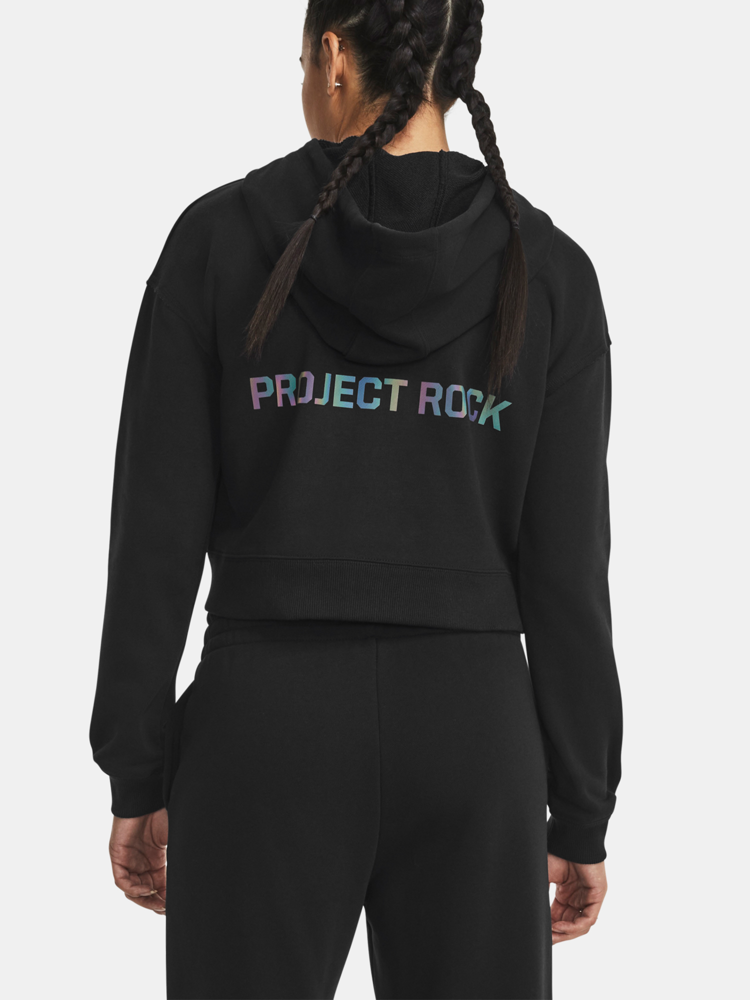 Under Armour Sweatshirt Pjt Rck HW Terry FZ Q4-BLK - Women's
