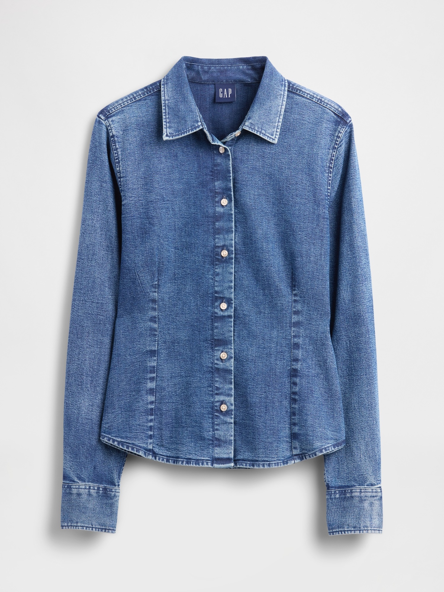 Cămașă din denim pentru femei GAP