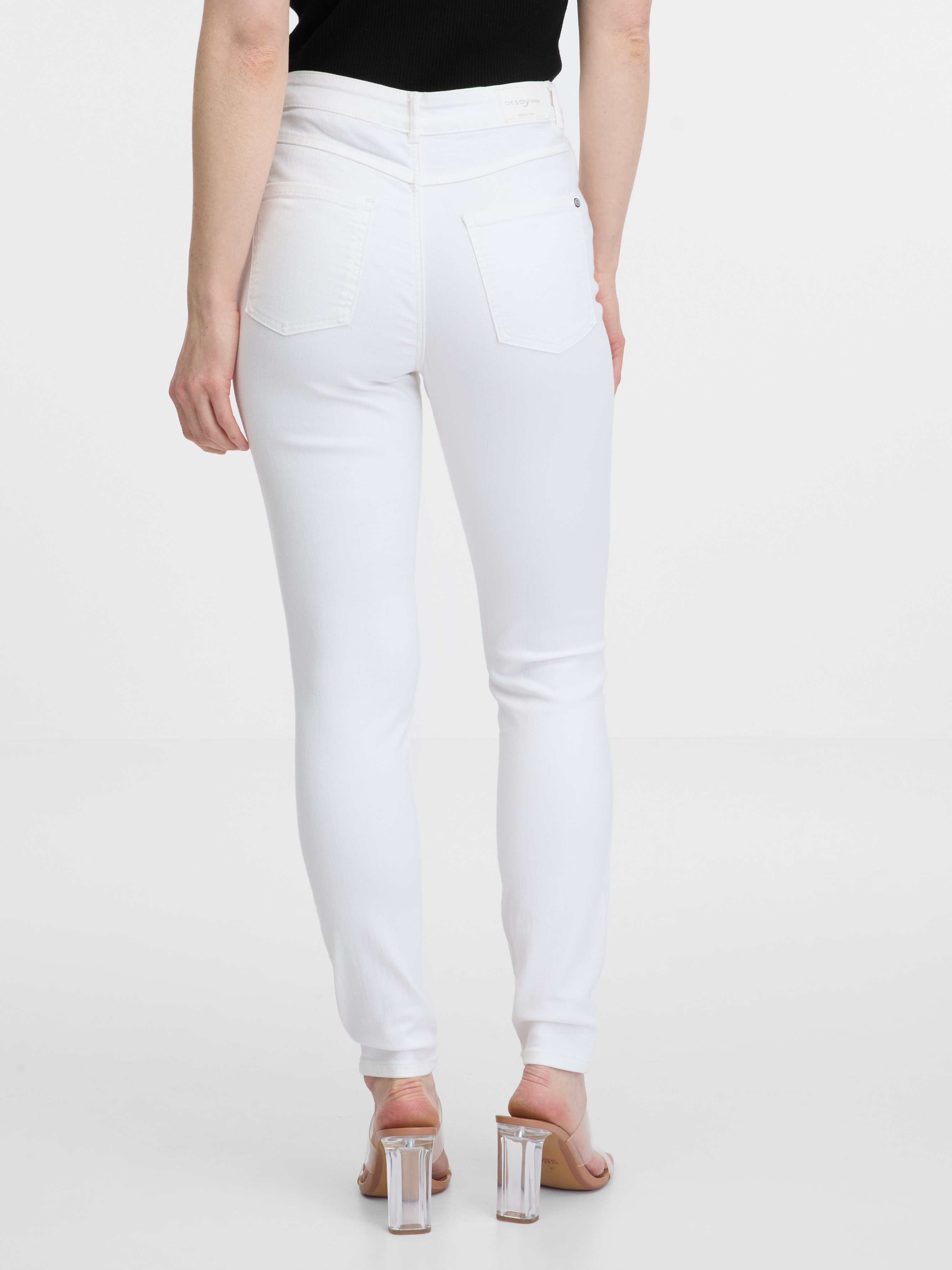 Skinny fit pentru femei ORSAY - alb