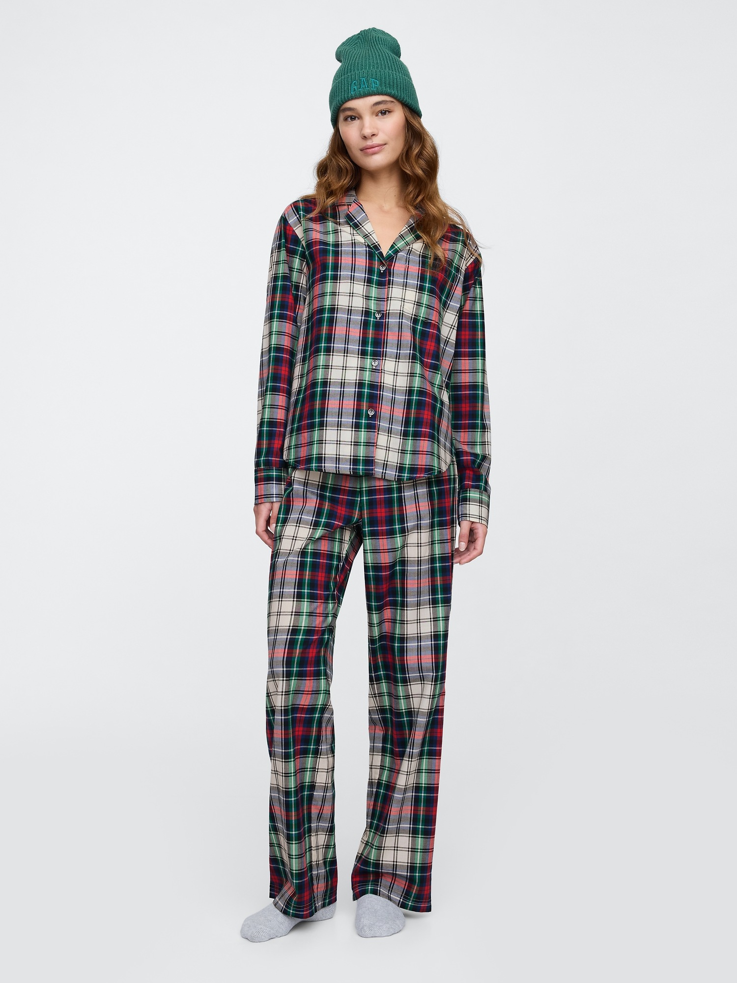 GAP Oversize poplin pajama shirt - Women's