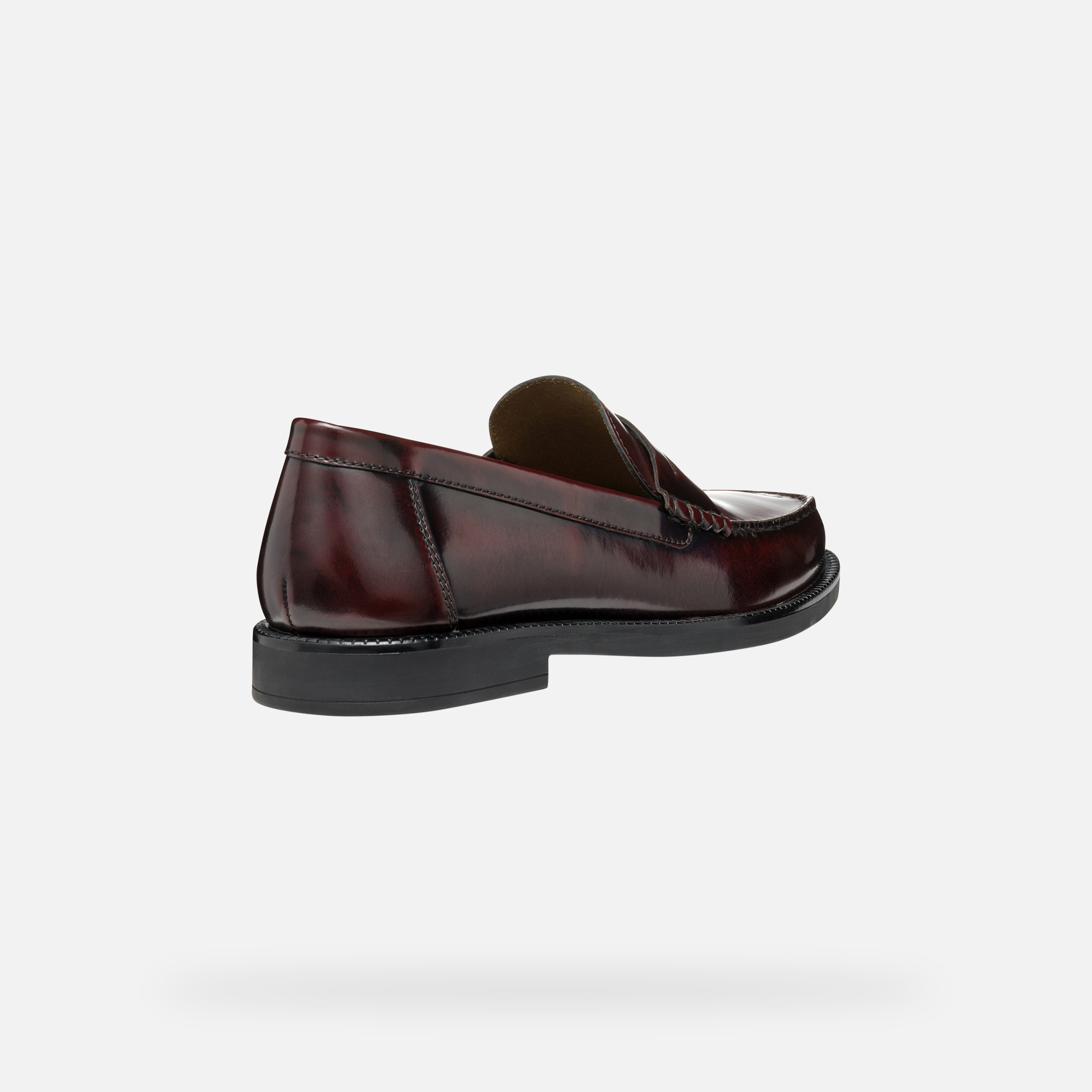 Dark brown men&#039;s loafers Geox Recanati - Men&#039;s
