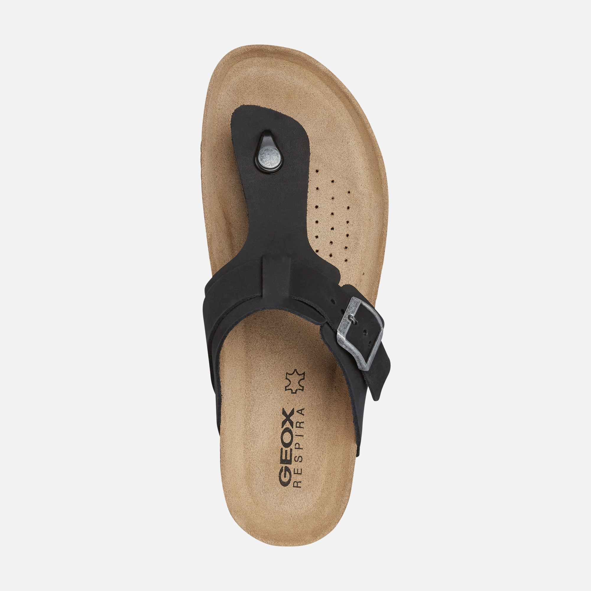 Black men&#039;s flip-flops Geox Ghita - Men&#039;s