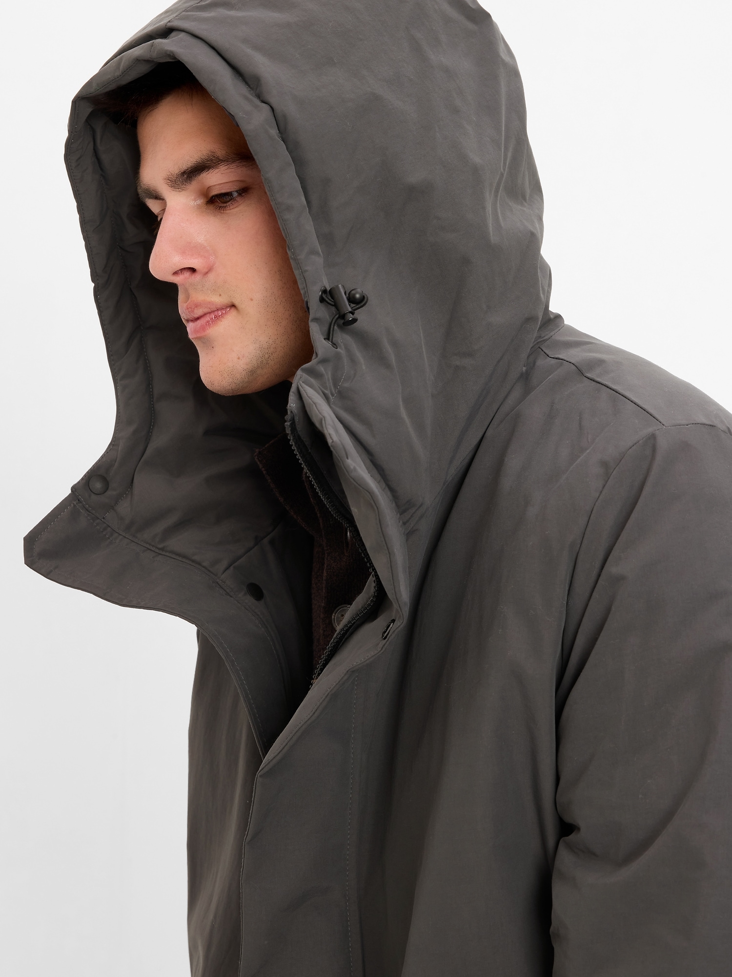 Jachete de iarna pentru barbati GAP - gri