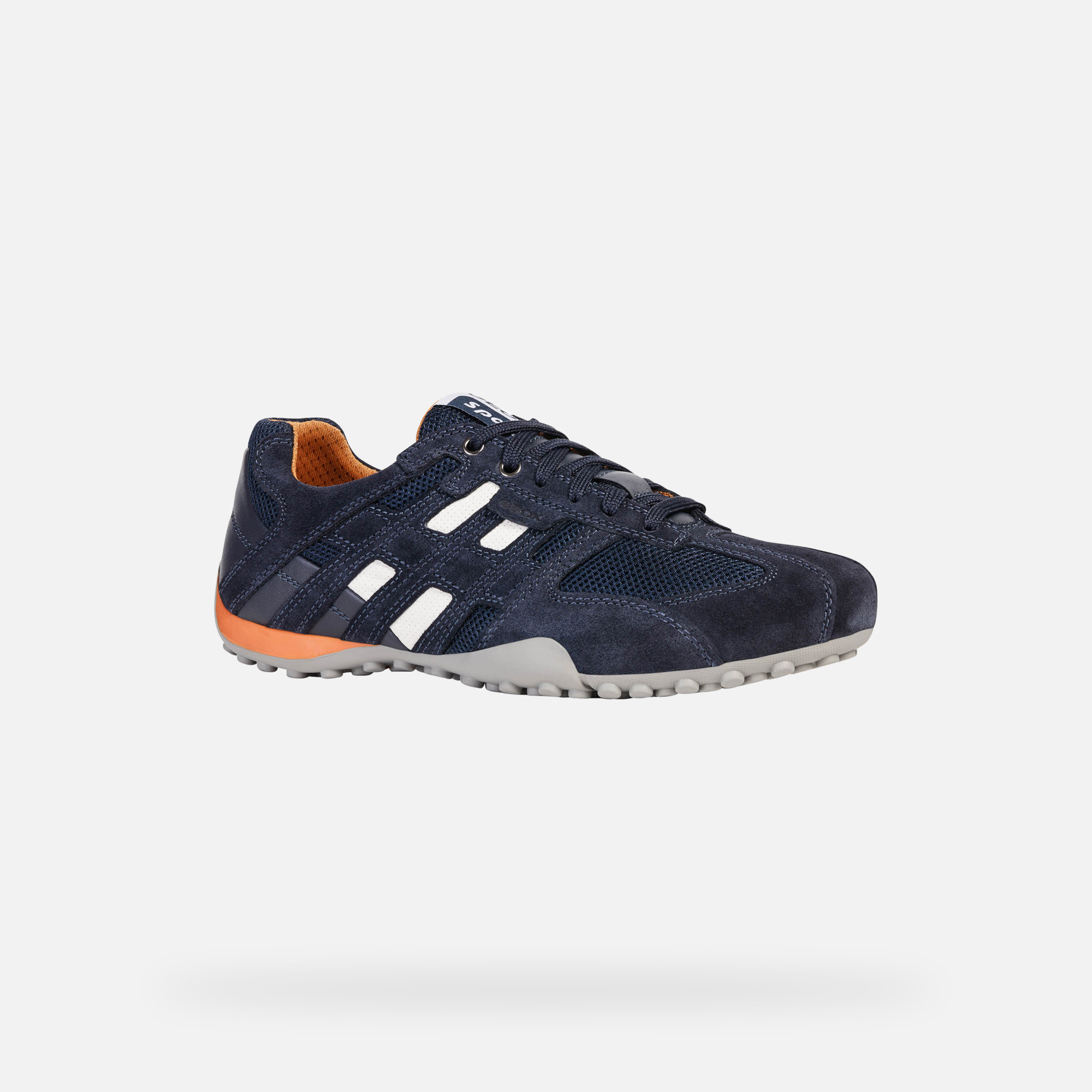 Dark blue men's sneakers Geox Snake - Men's
