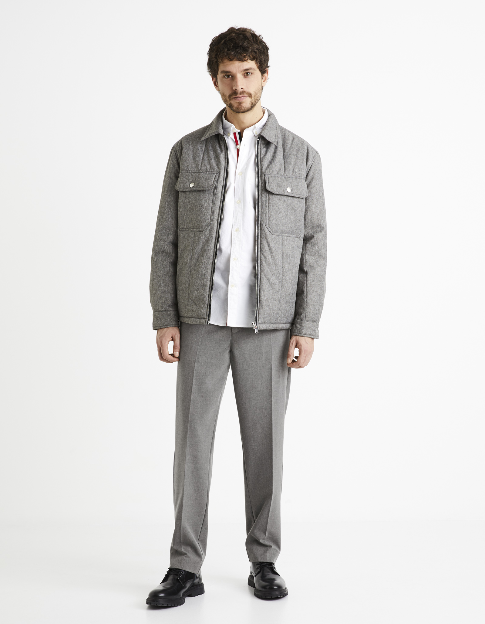 Jachete de iarna pentru barbati Celio - gri