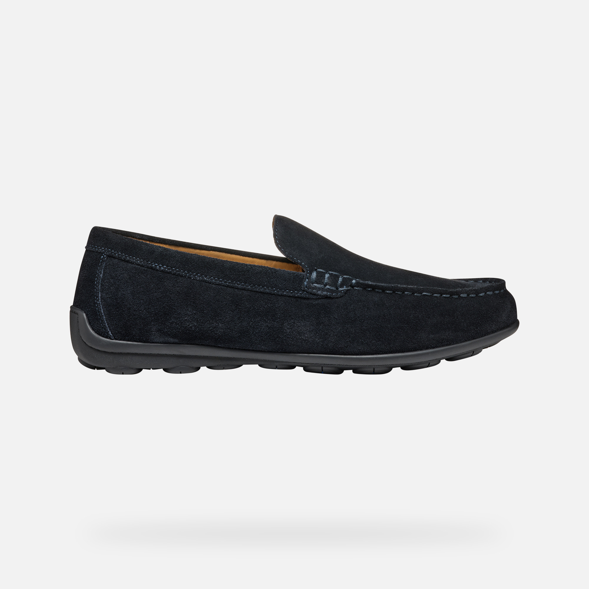 Dark blue men&#039;s moccasins Geox Spherica EC16 - Men&#039;s