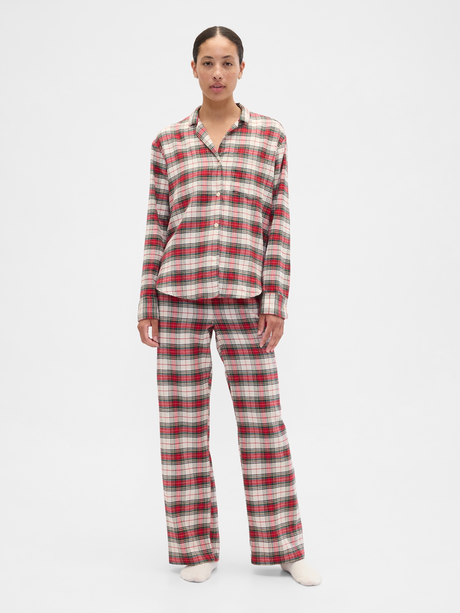 Cămașă de pijama din flanel pentru femei GAP
