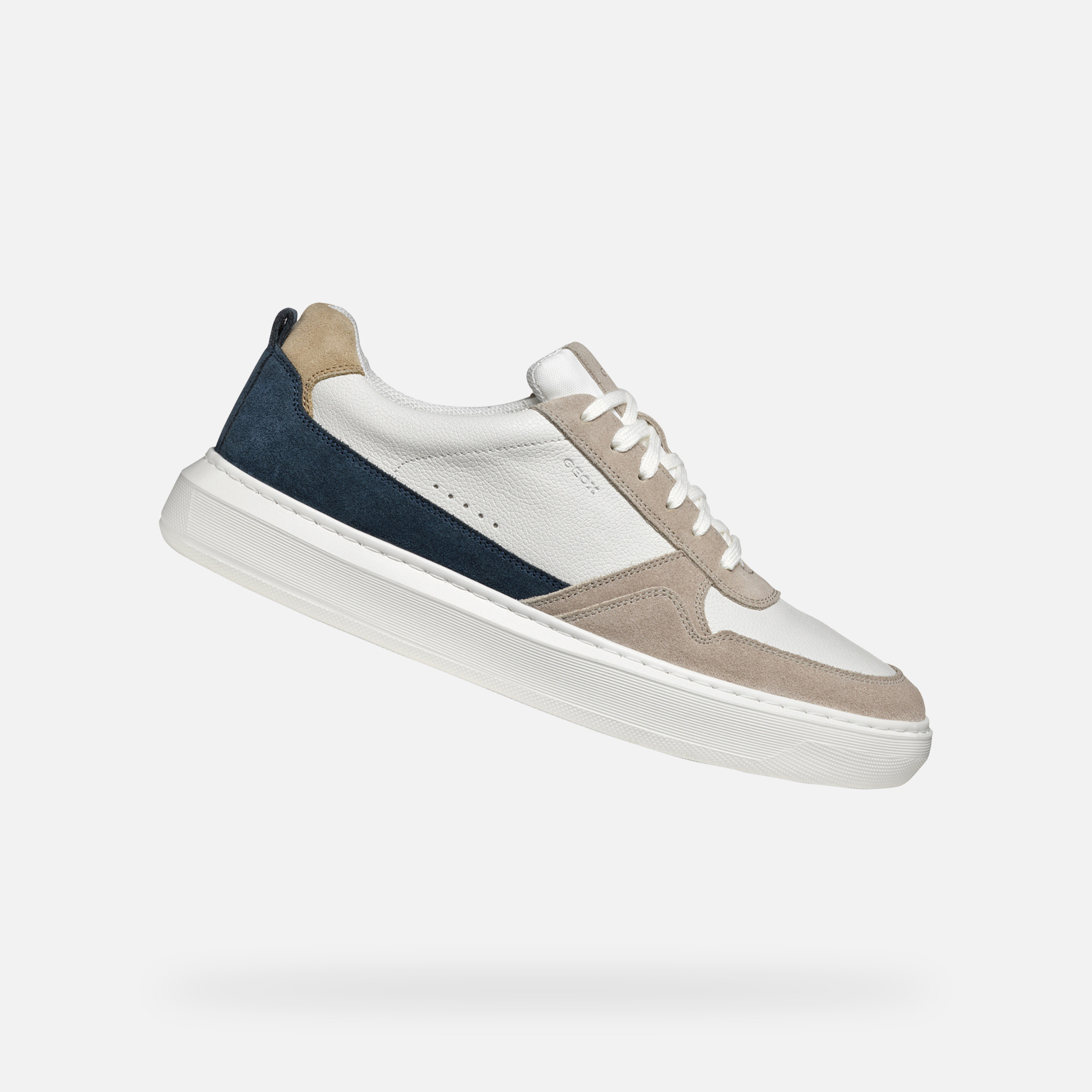 Beige men&#039;s sneakers Geox Deiven - Men&#039;s