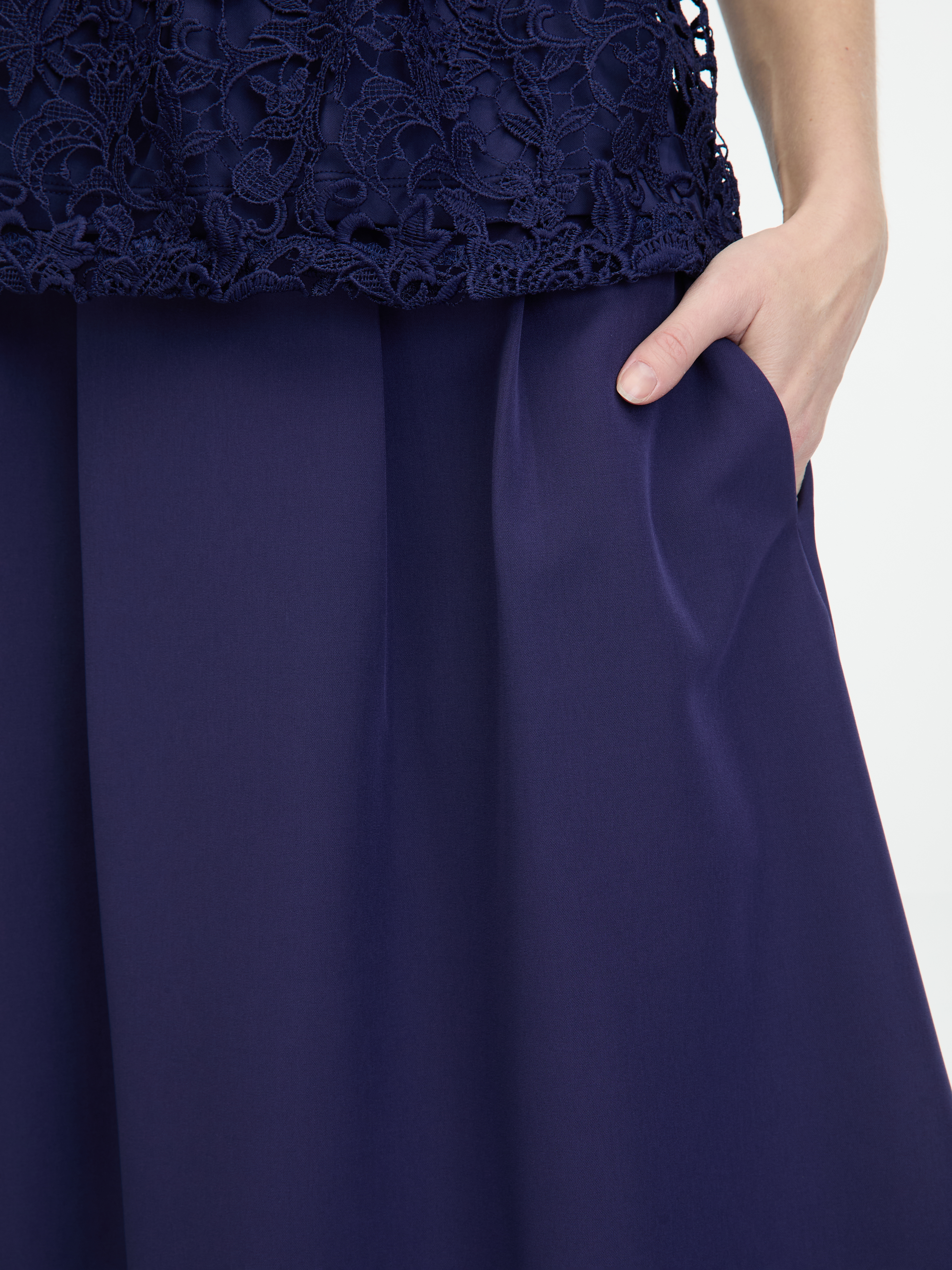 Dark blue women&#039;s knee-length skirt ORSAY - Women&#039;s