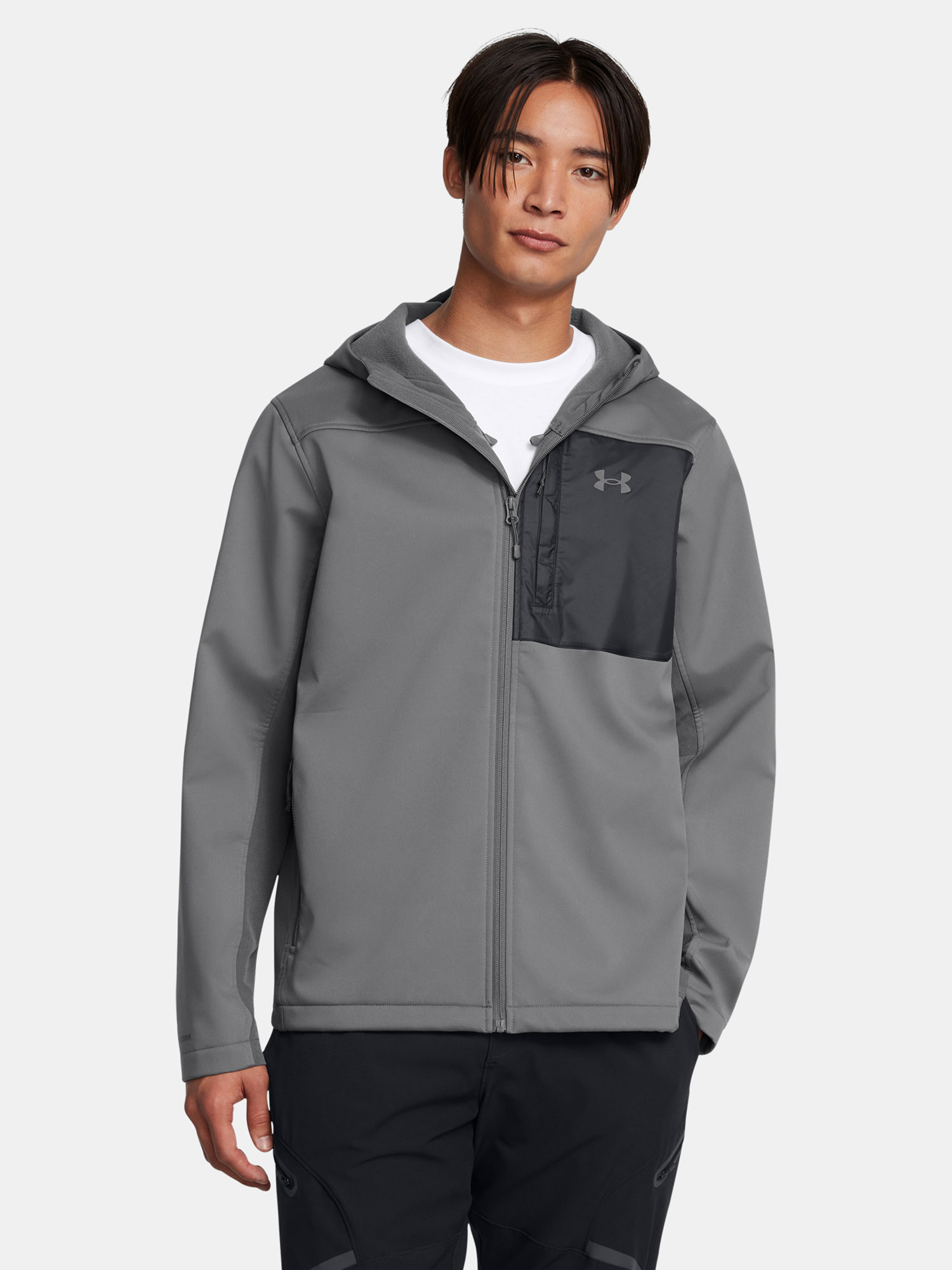 Men's Under Armour SHIELD HOODED JACKET-GRY - Men's