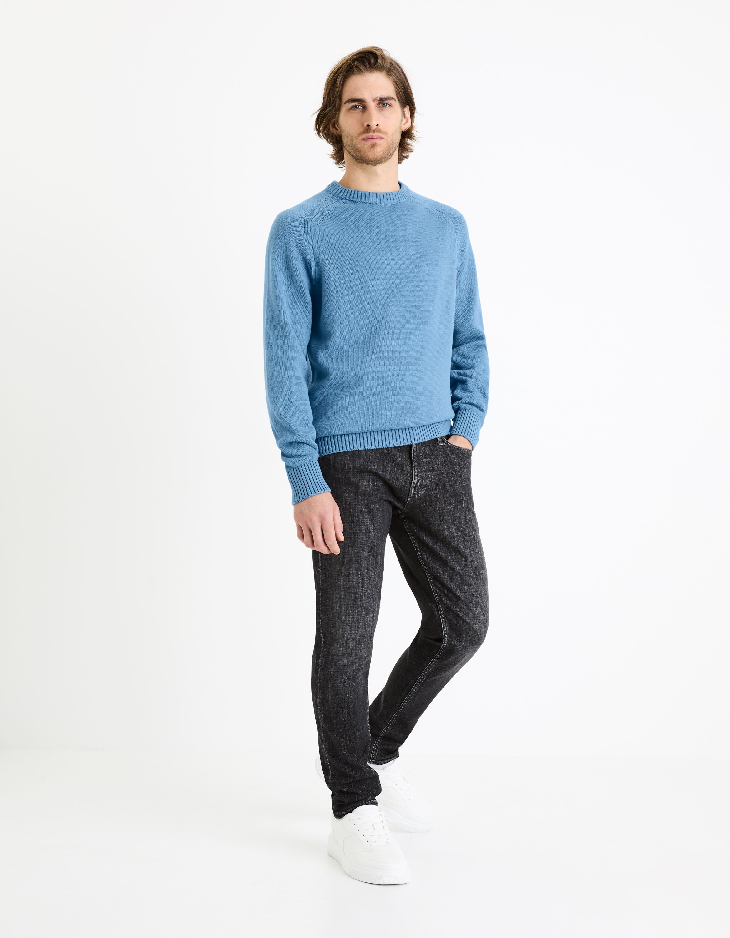 Pulovere si hanorace pentru barbati Celio - albastru