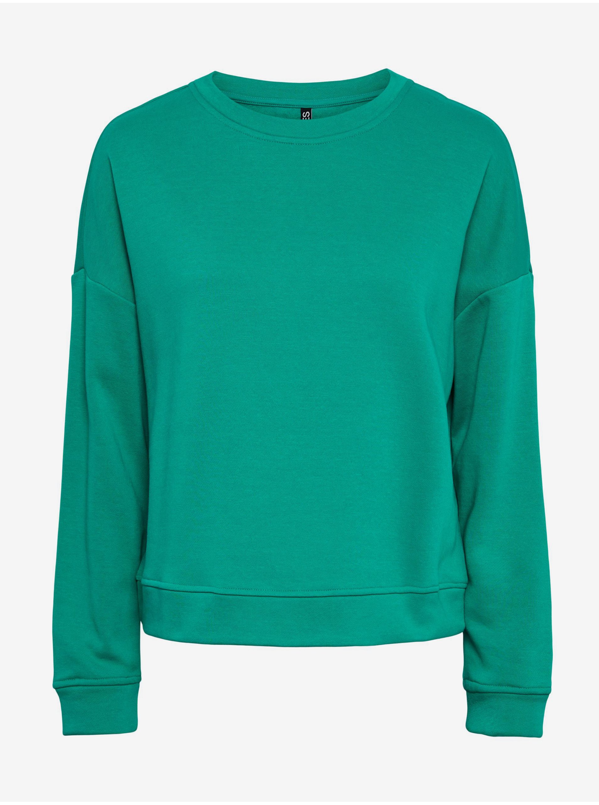 Green Basic Sweatshirt Pieces Chilli - Women