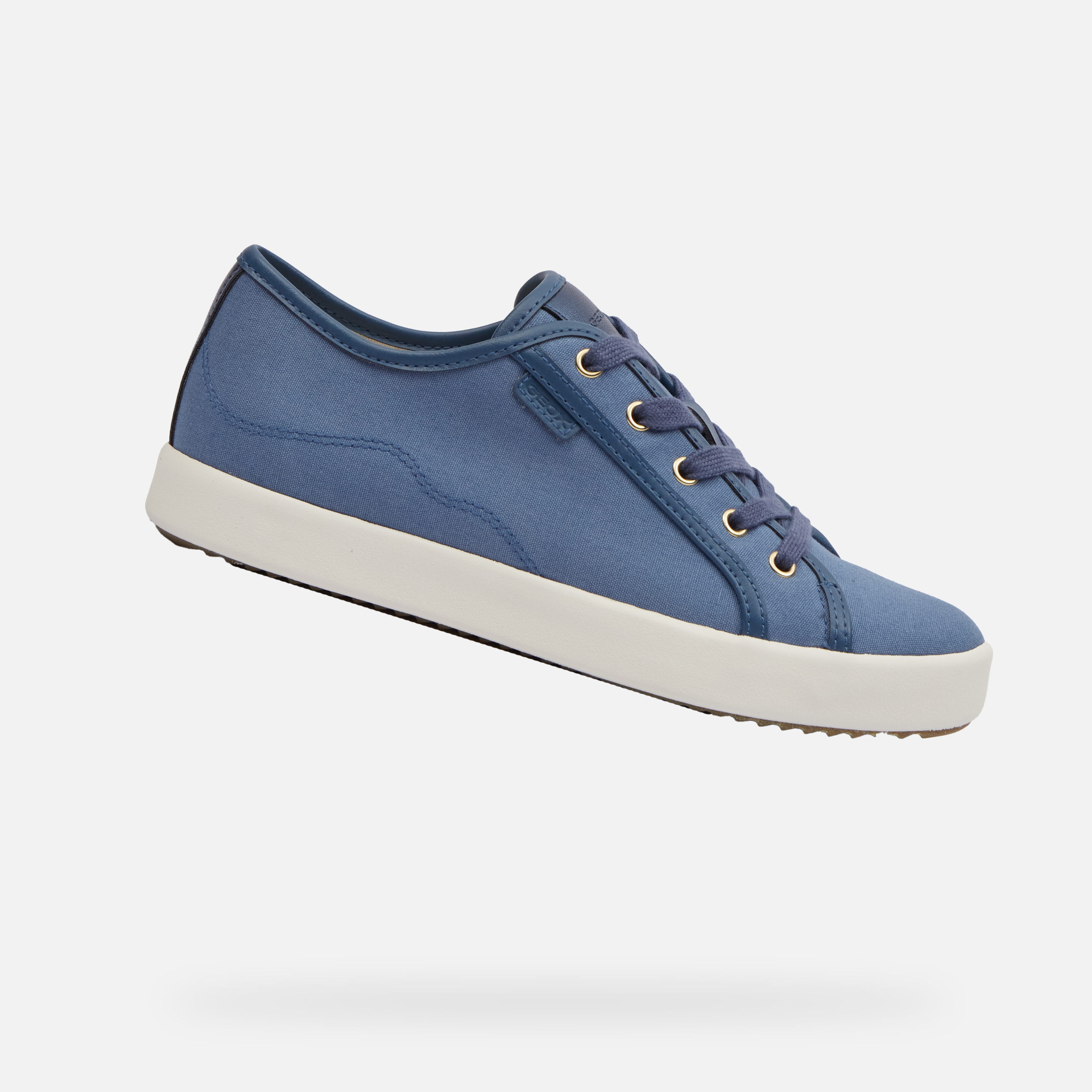 Light blue womens sneakers Geox Blomiee - Womens