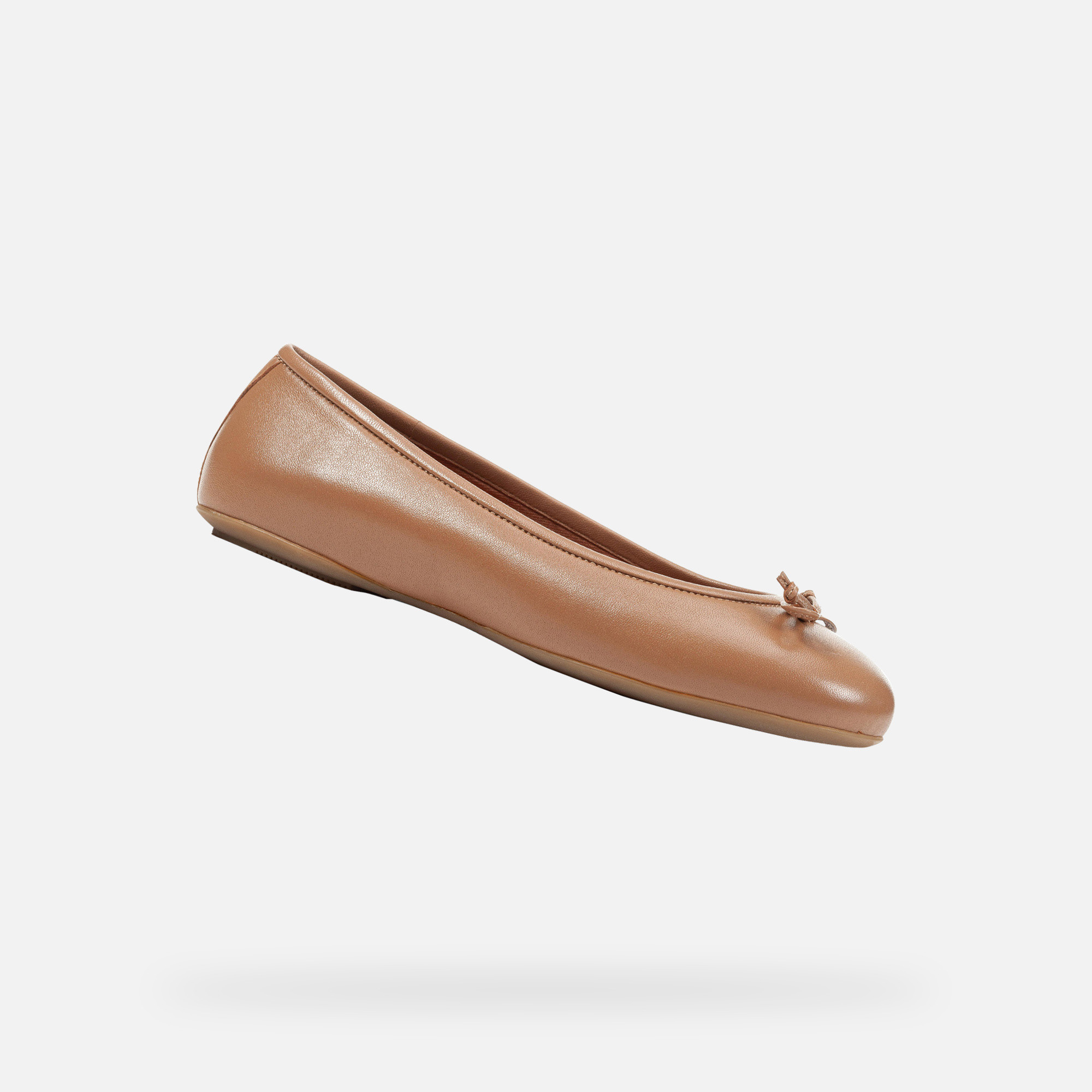 Brown women&#039;s ballet flats Geox Palmaria - Women&#039;s