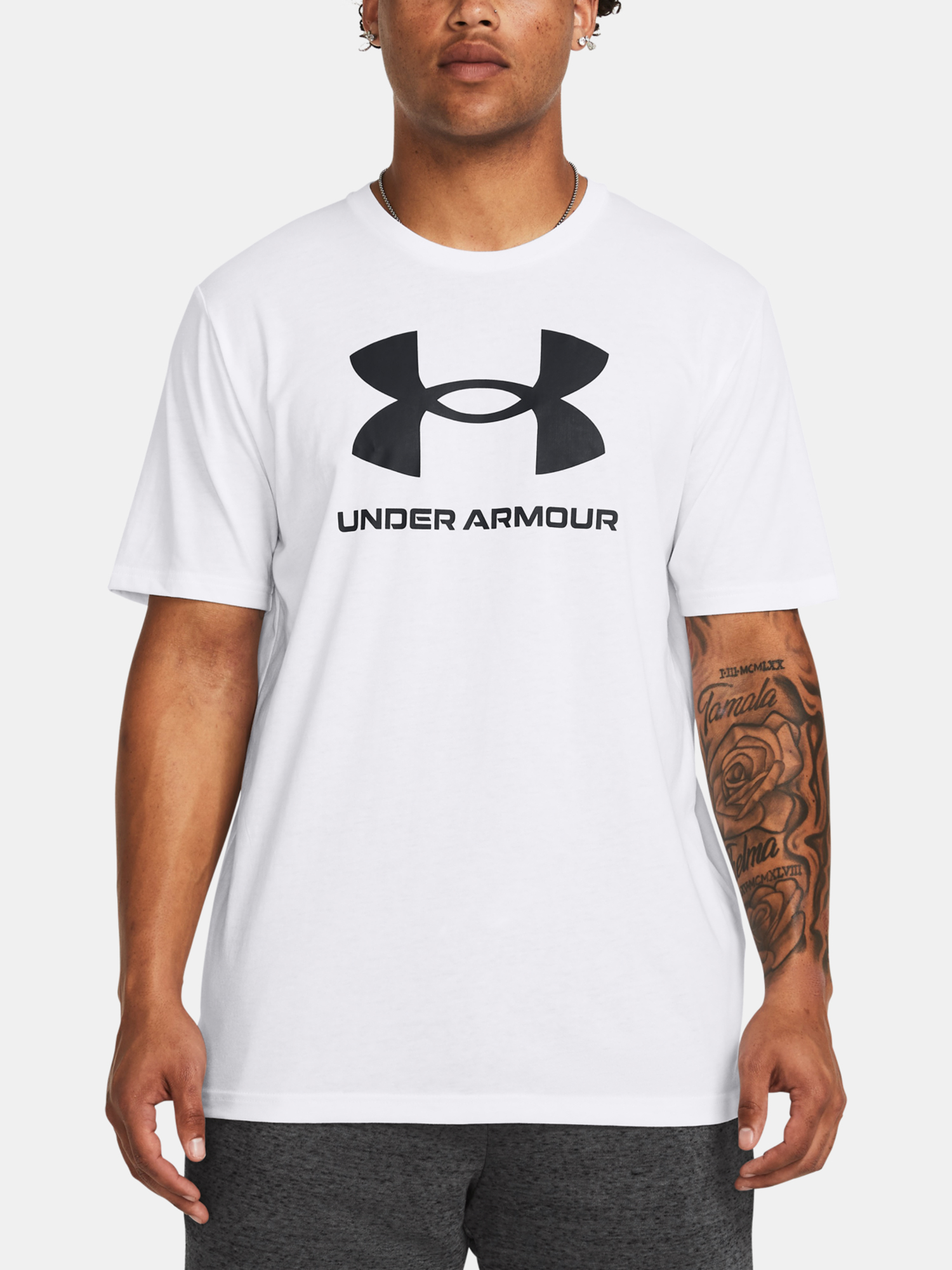 Under Armour T-Shirt UA SPORTSTYLE LOGO UPDATE SS-WHT - Men