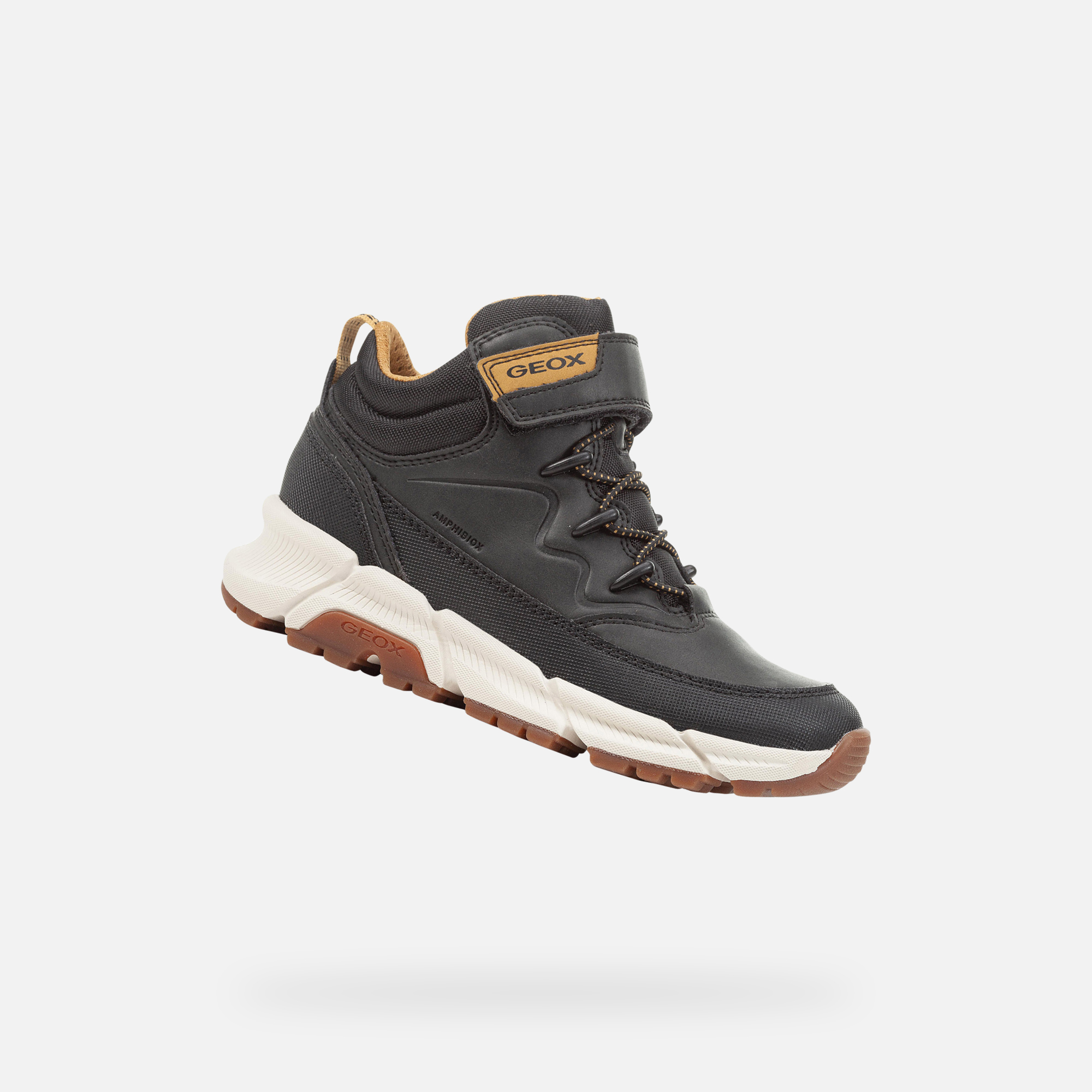 Black boys ankle boots Geox Flexyper Plus - Boys