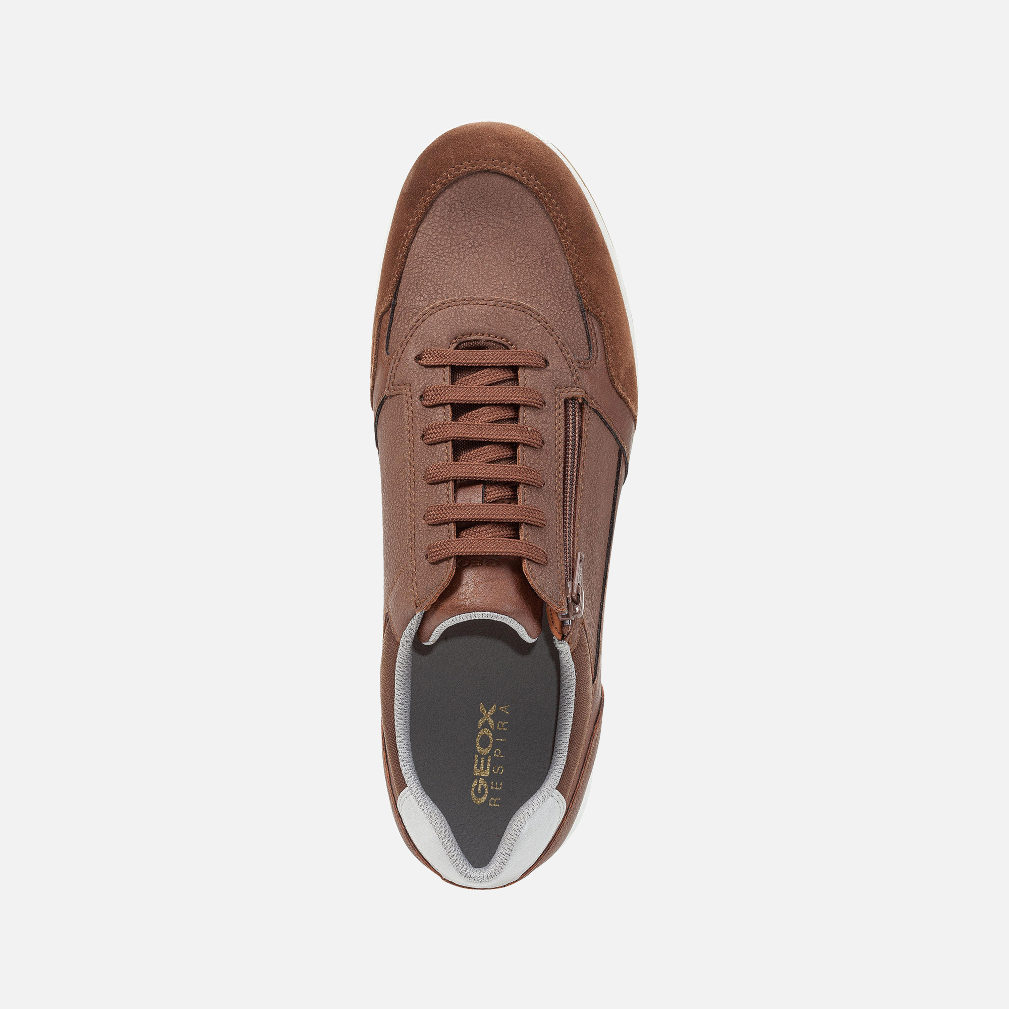 Brown men&#039;s sneakers Geox Avery - Men&#039;s